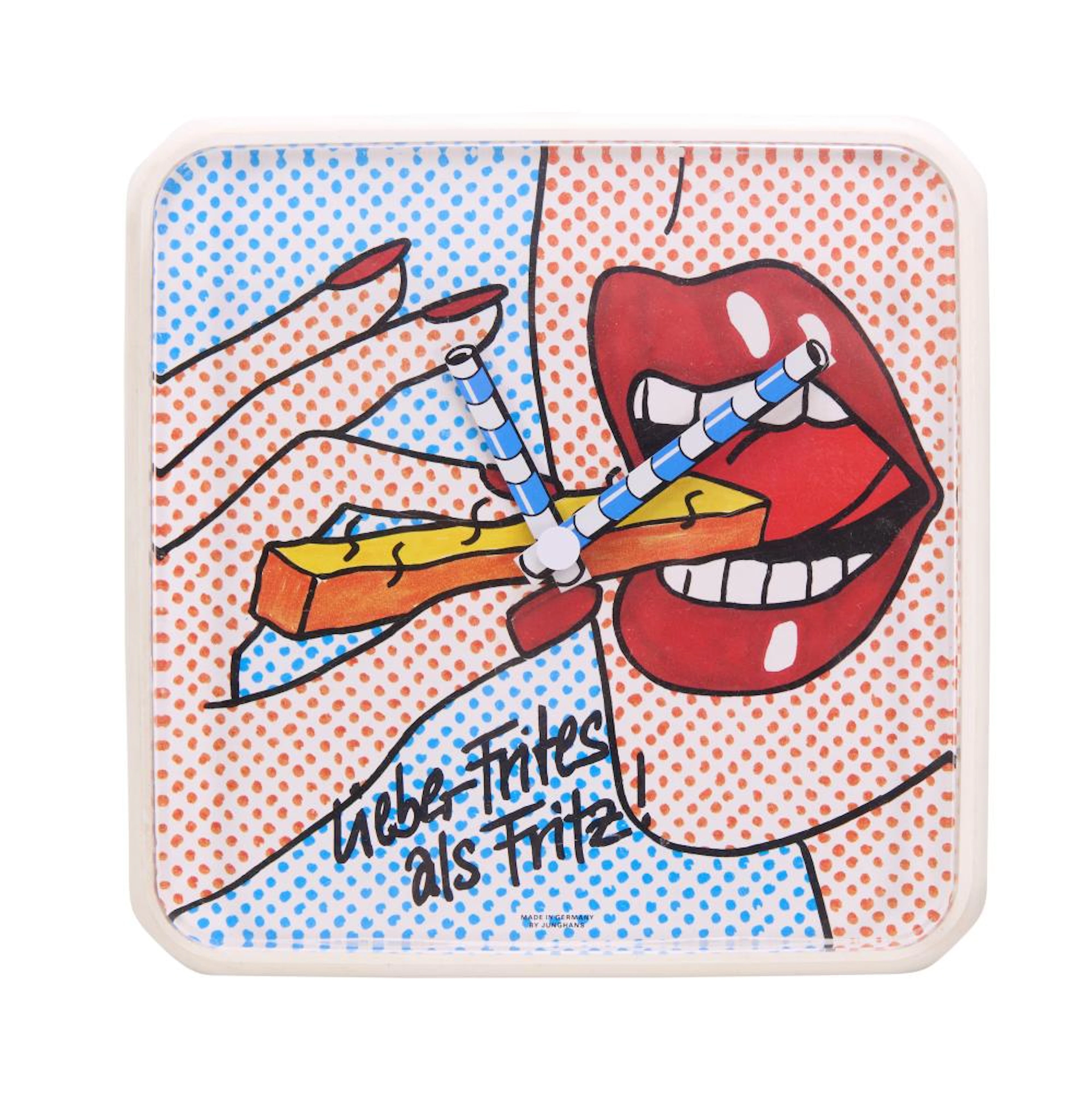POP ART WALL CLOCK WITH FRITZ FOR JUNGHANS