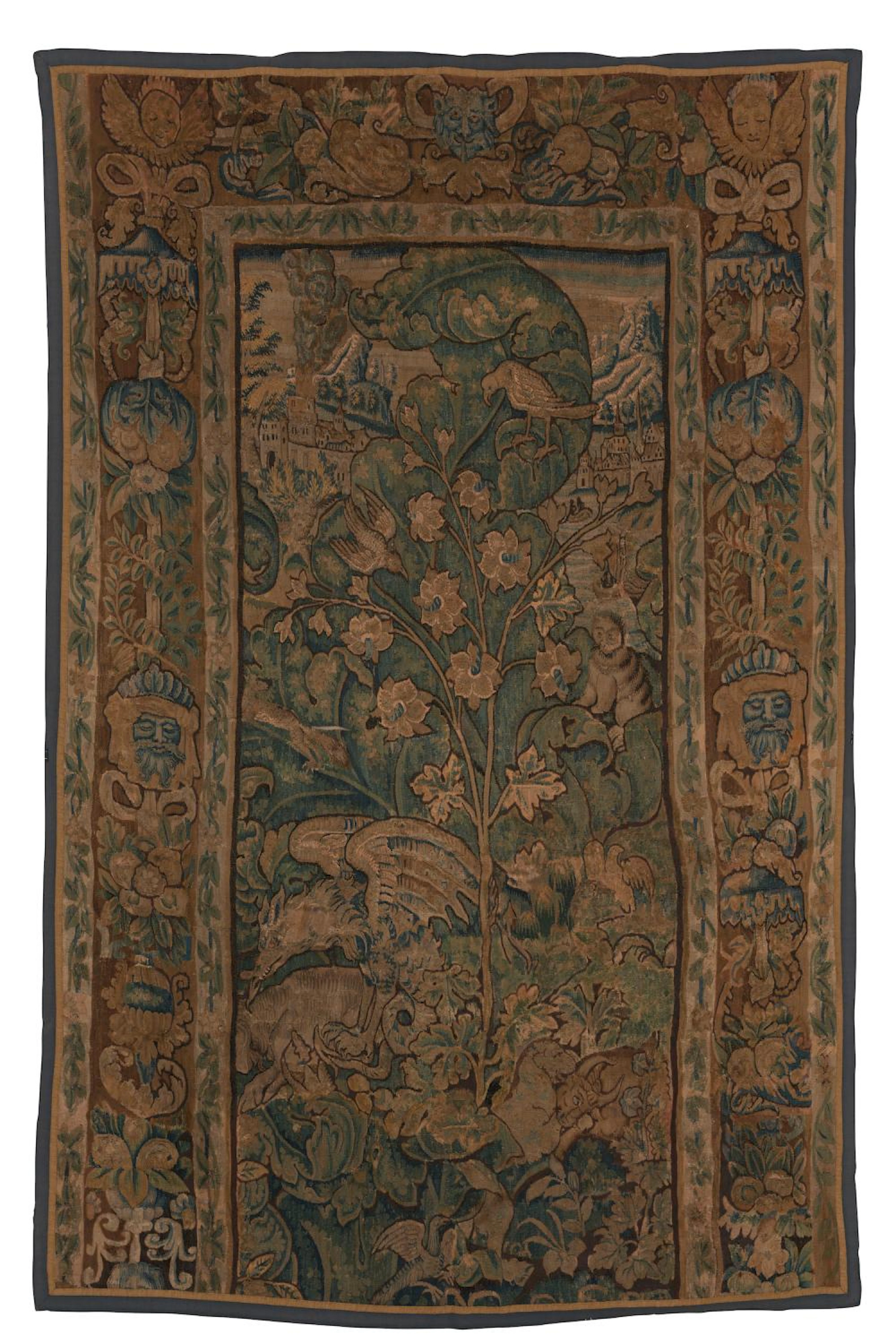 A FLEMISH VERDURE TAPESTRY Early 18th century