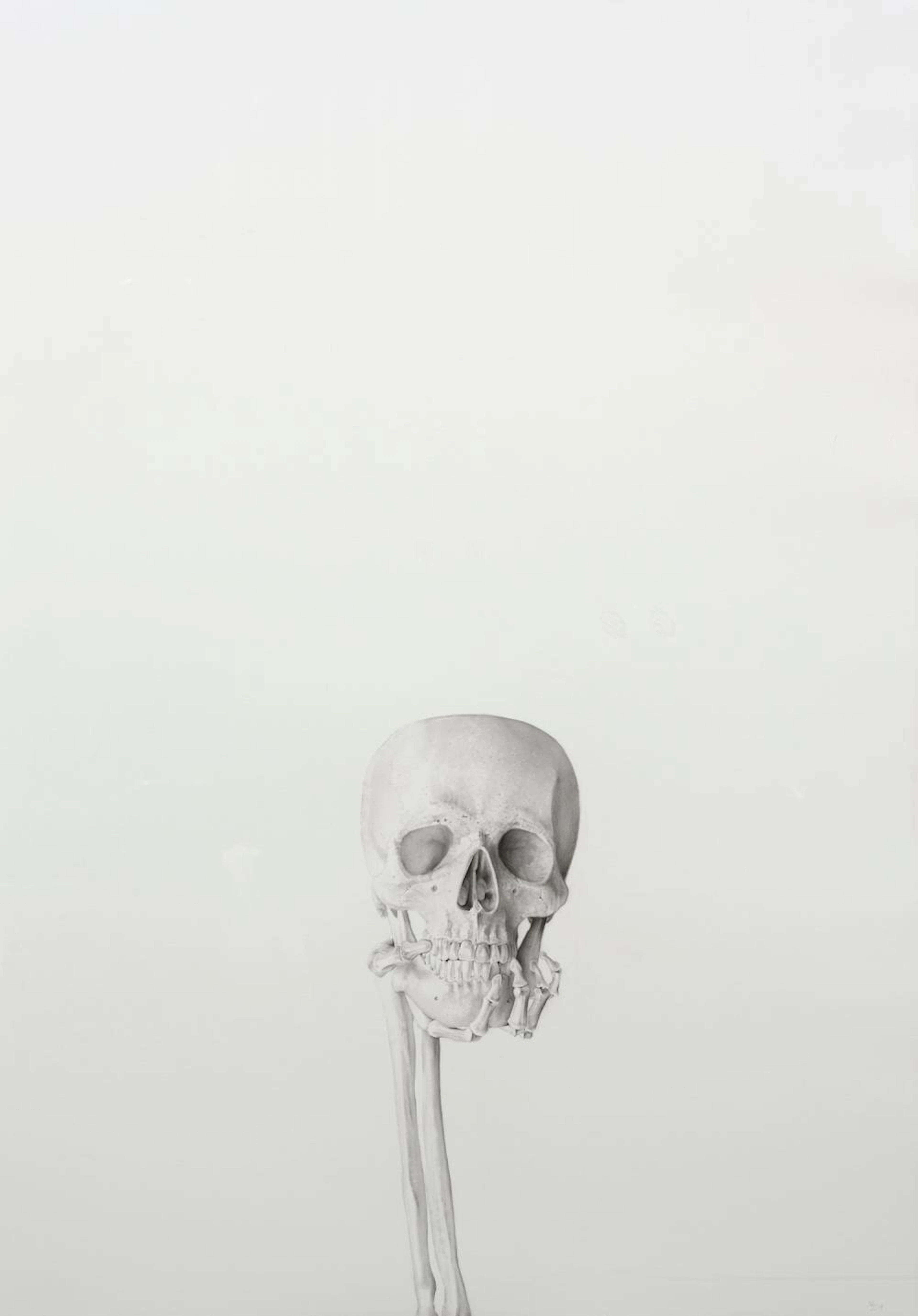 MICHAEL ZAVROS (born 1974) Ennui 2019 charcoal on paper