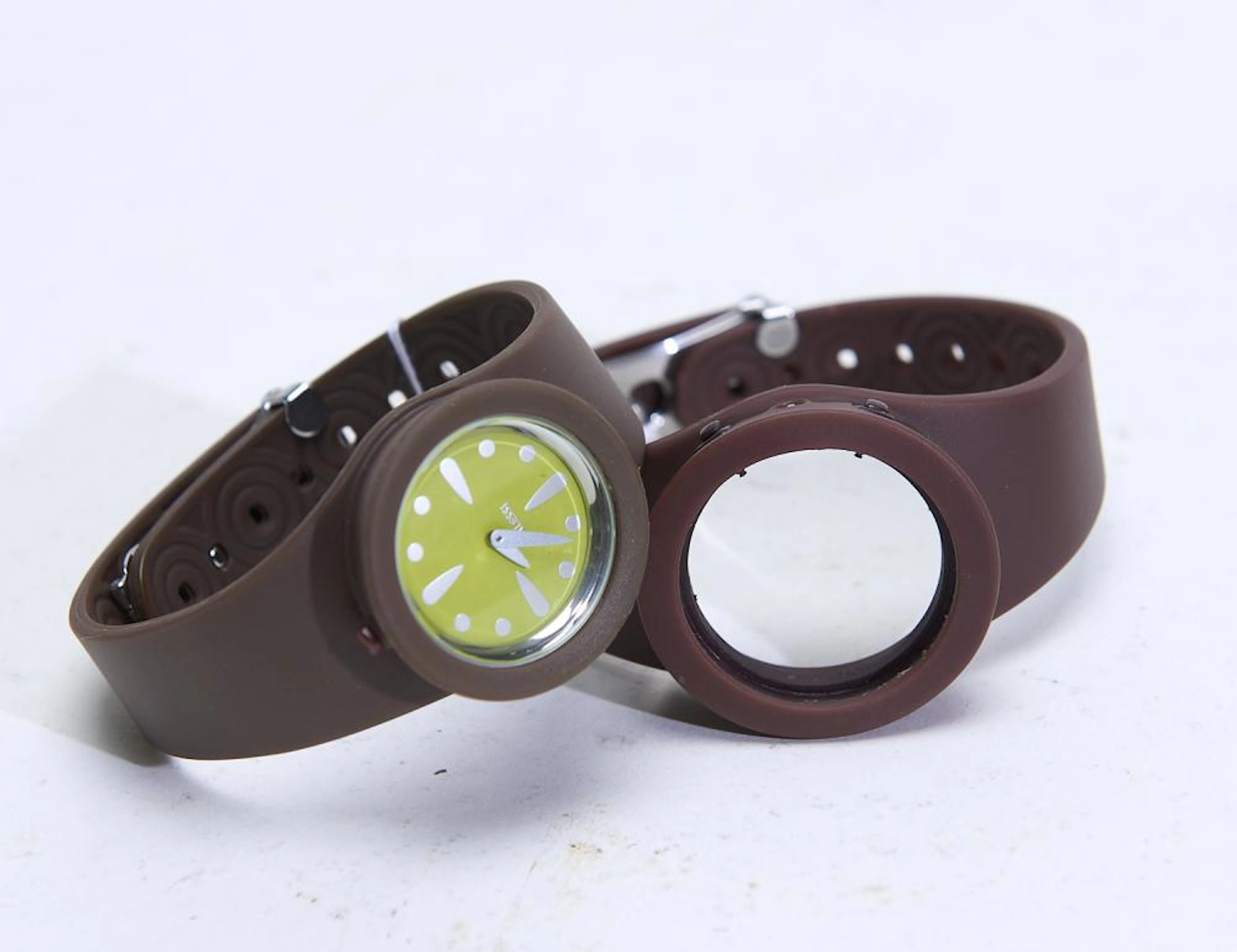 AN ALESSI WATCH WITH DEPLOYMENT CLASP BY STEFANO PIROVANO