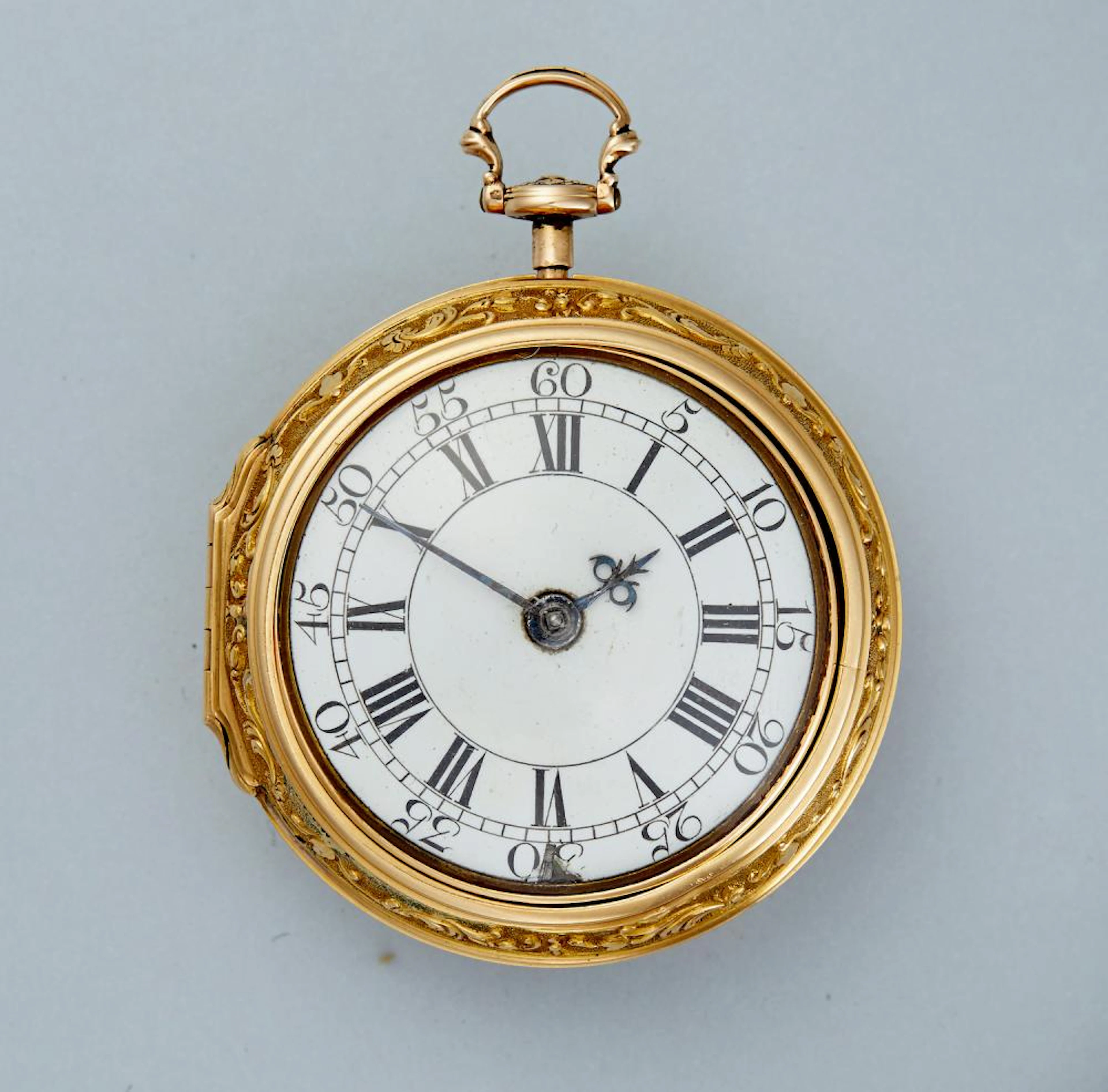 A JOHN PYKE GOLD PAIR CASE VERGE WATCH