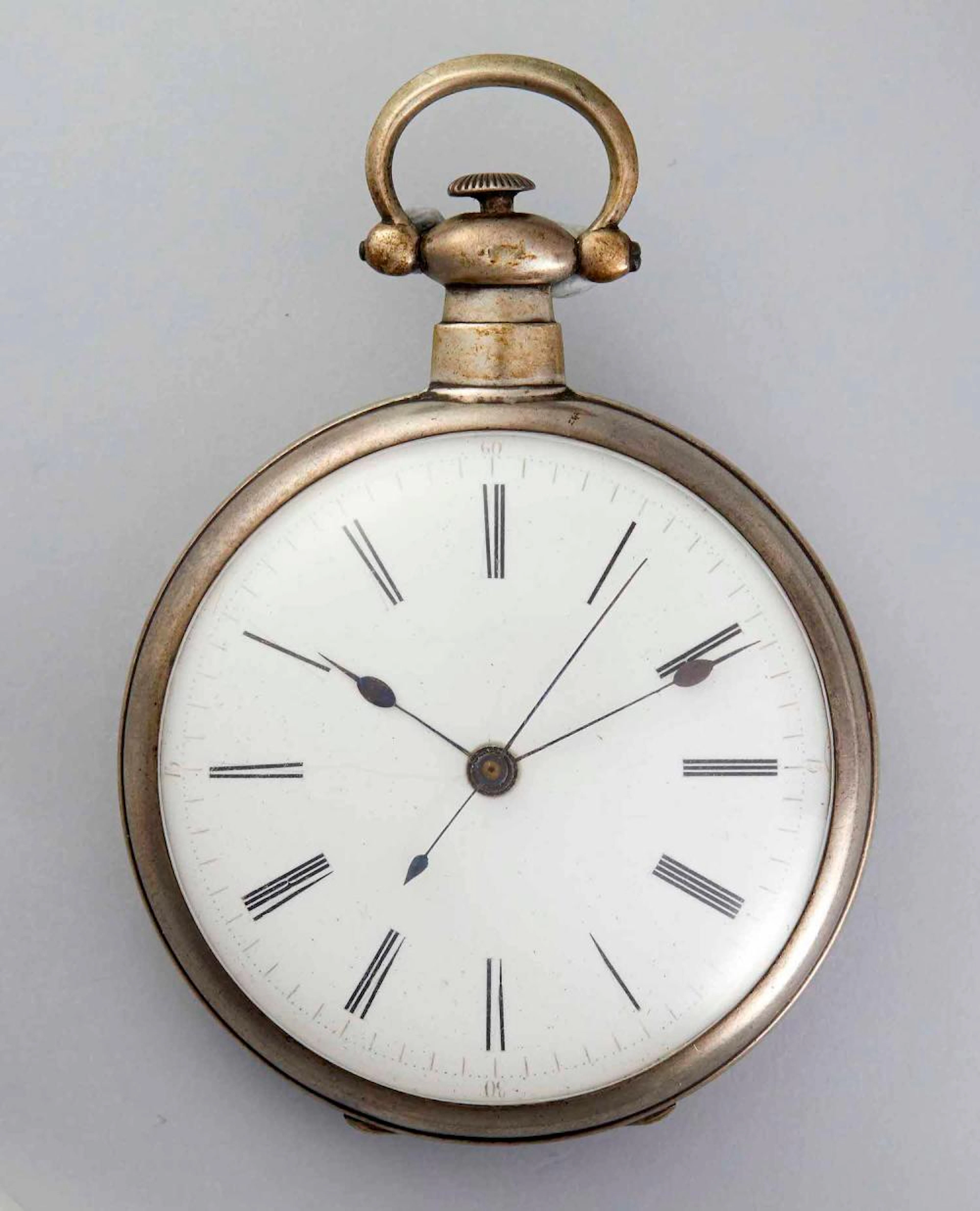 A BOVET SILVER POCKET WATCH FOR THE CHINESE MARKET