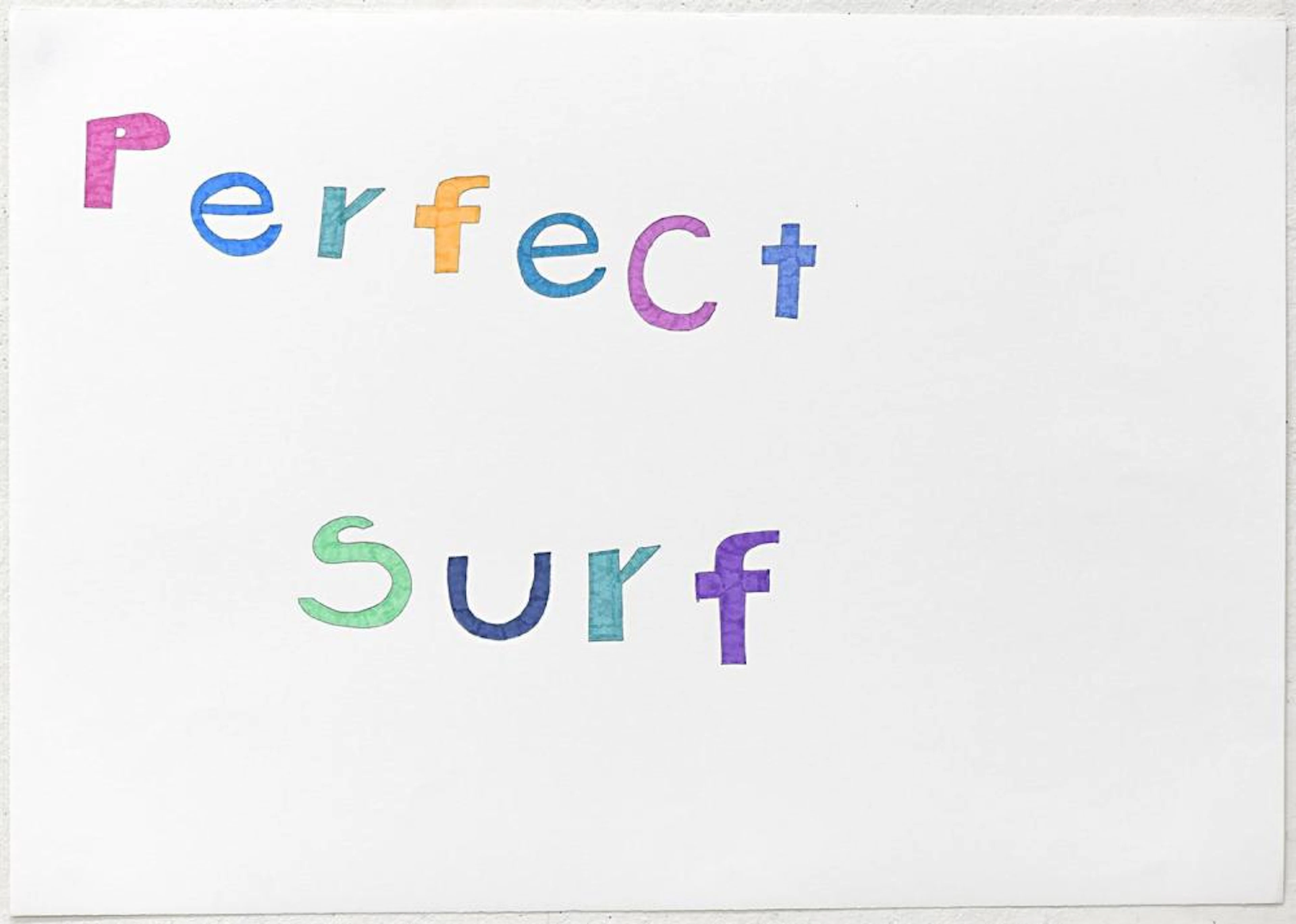 BORIS CIPUSEV (Slovenian, born 1988) Perfect Surf 2019 marker on paper