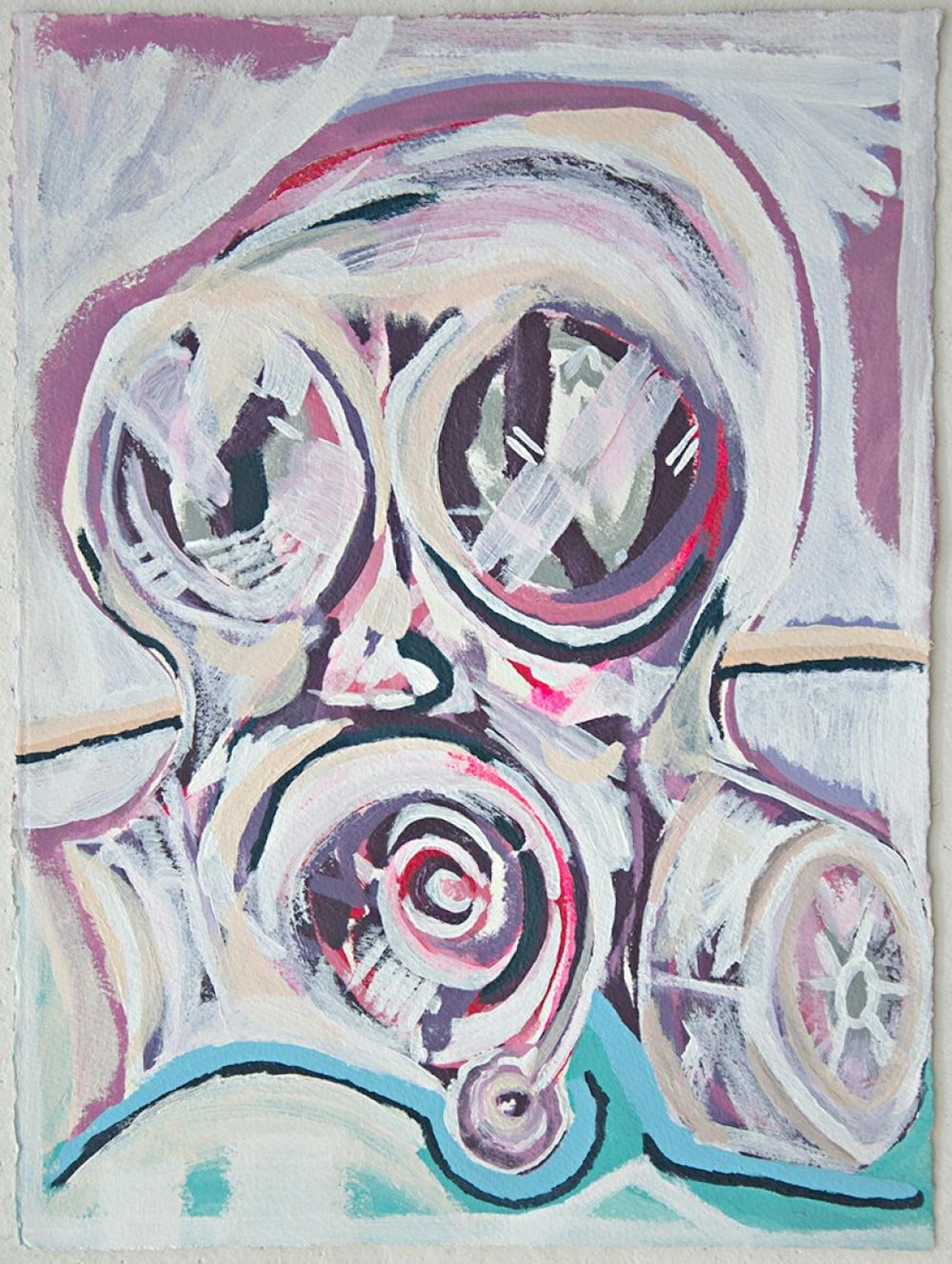 MICHAEL CAMAKARIS (born 1976) Untitled 2019 acrylic on paper