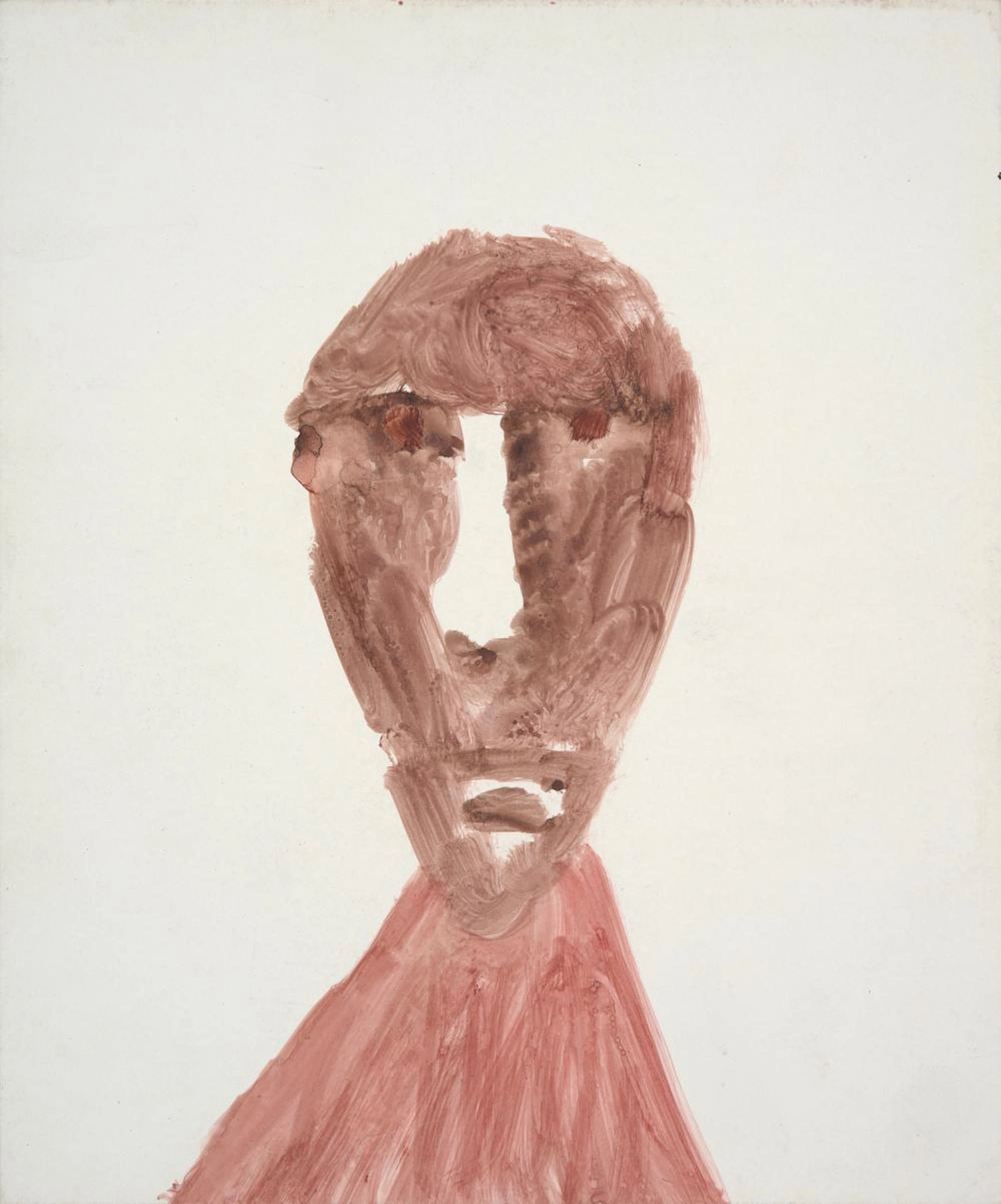 SIDNEY NOLAN (1917-1992) Figure mixed media on paper 30.5...