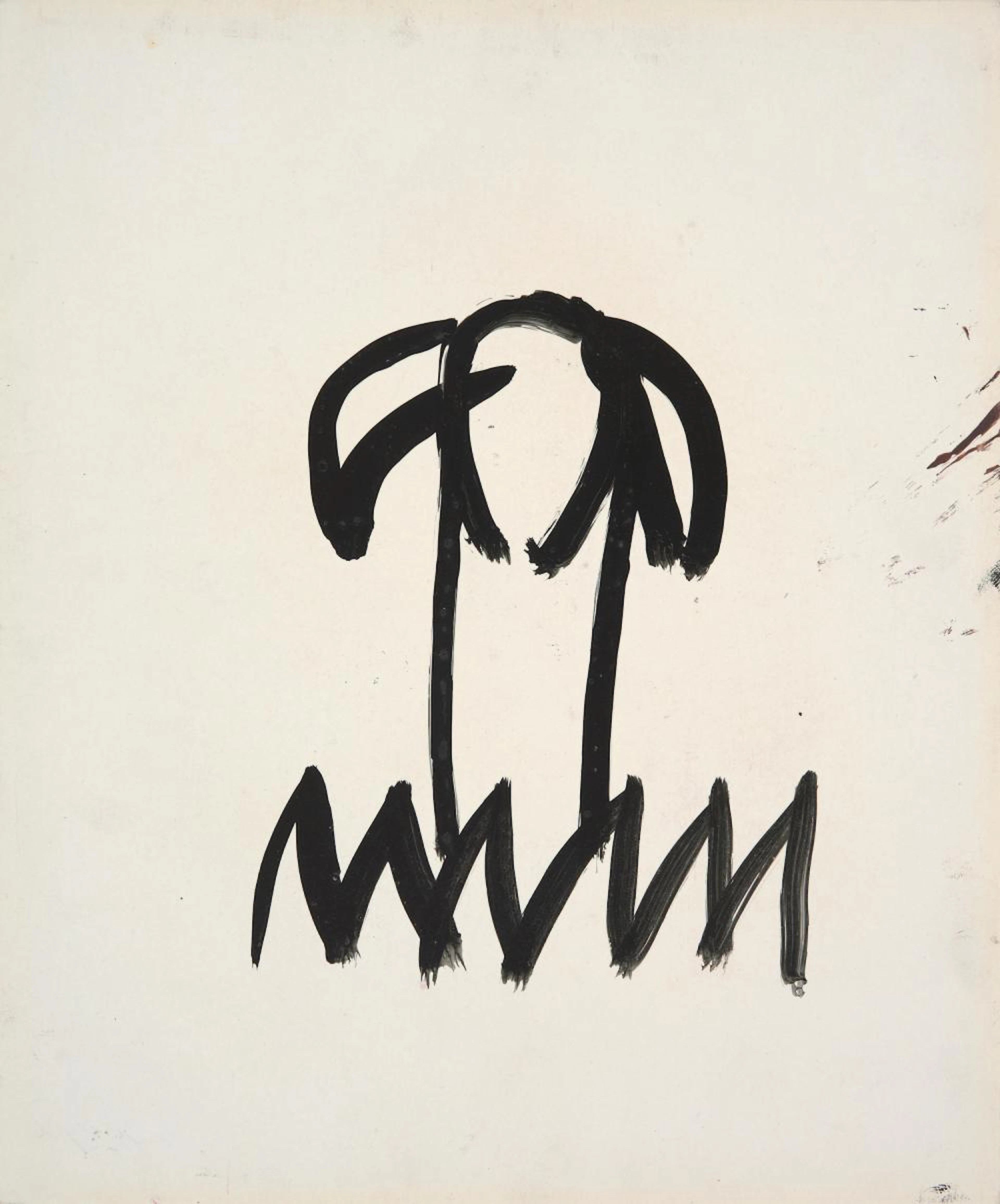 SIDNEY NOLAN (1917-1992) Abstract Tree c.1955 mixed media...