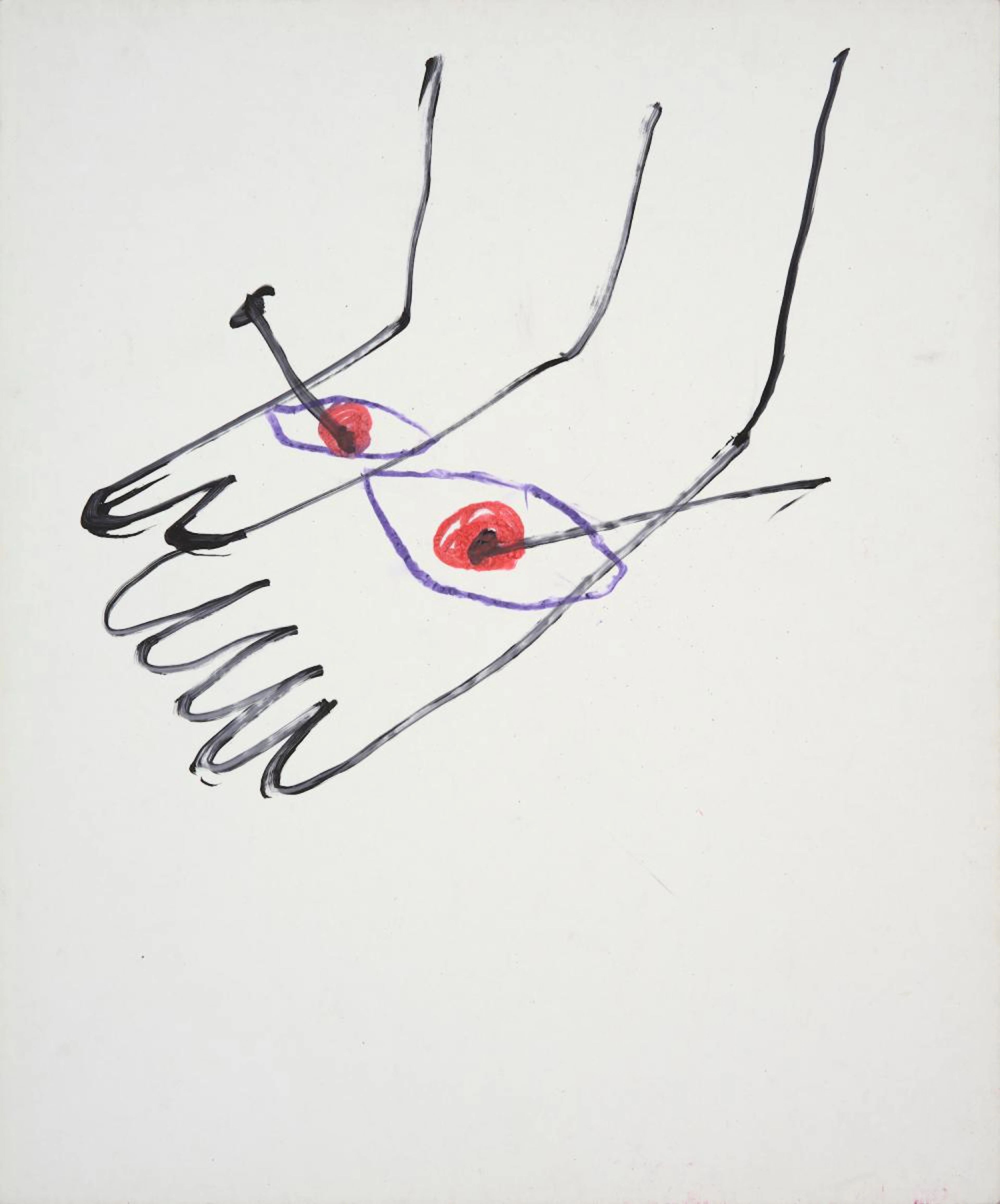 SIDNEY NOLAN (1917-1992) Feet mixed media on paper 30.5 x...