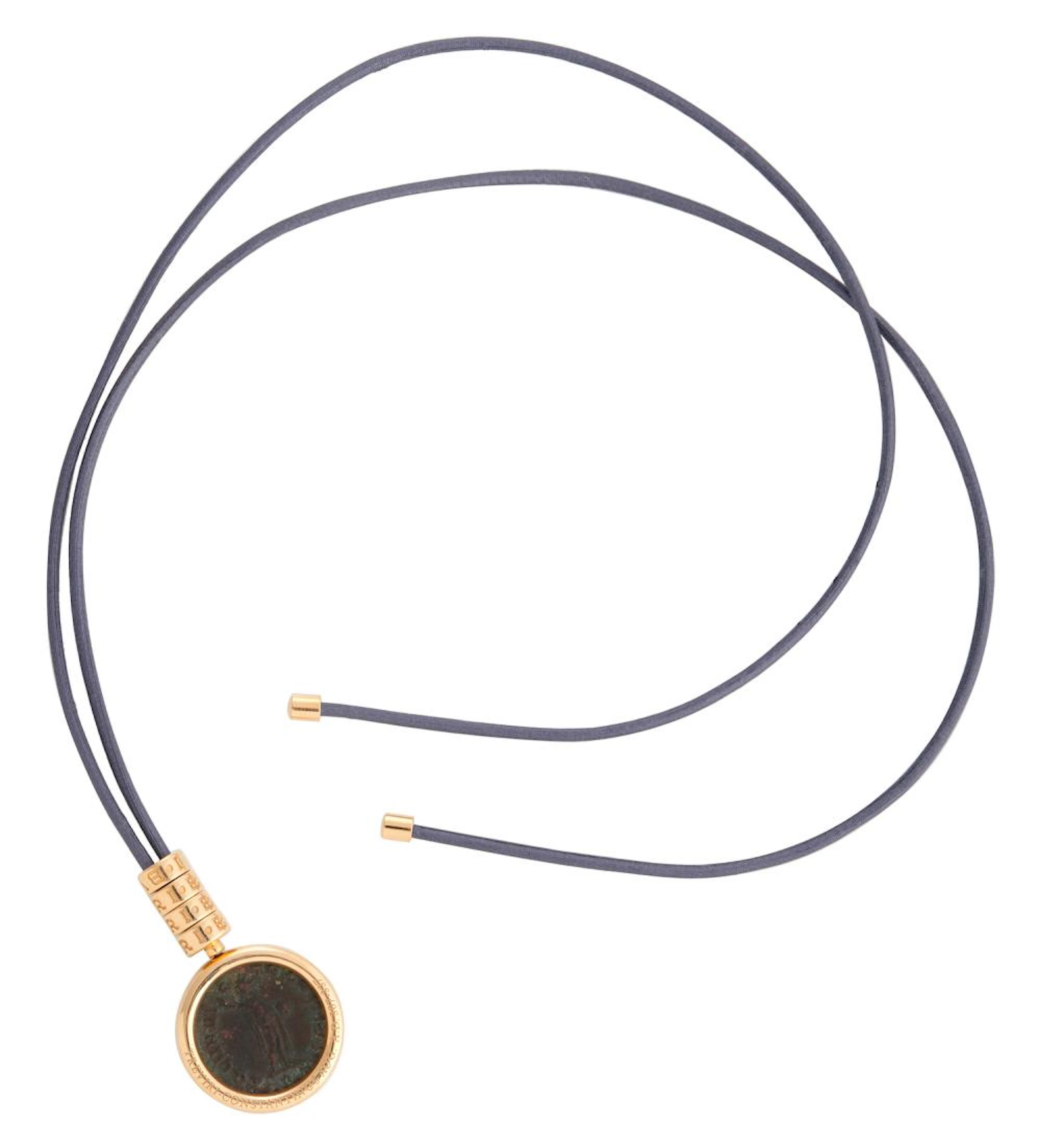 BULGARI, 18CT GOLD 'MONETE' PENDANT NECKLACE