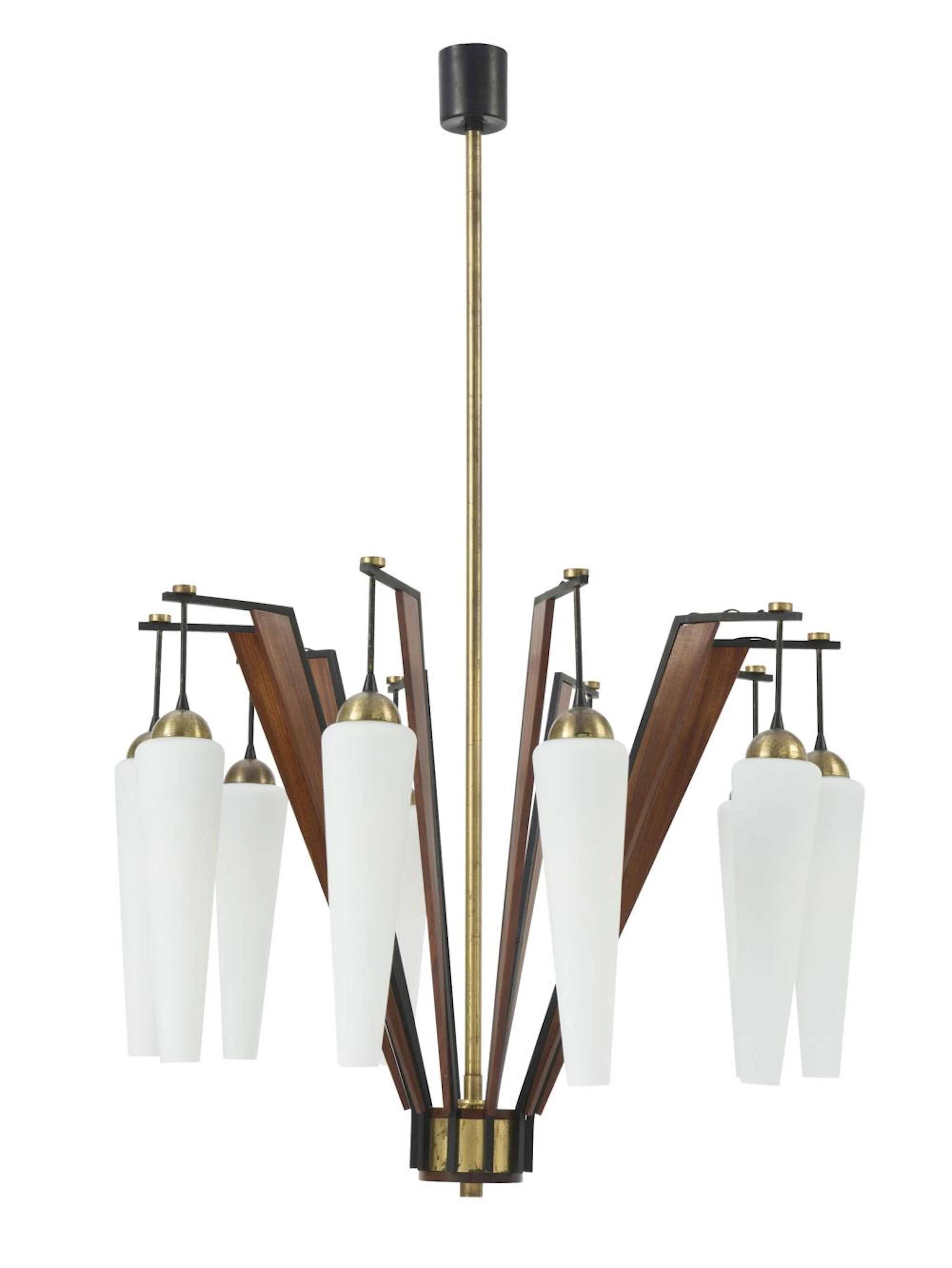 STILNOVO TEN GLOBE CHANDELIER