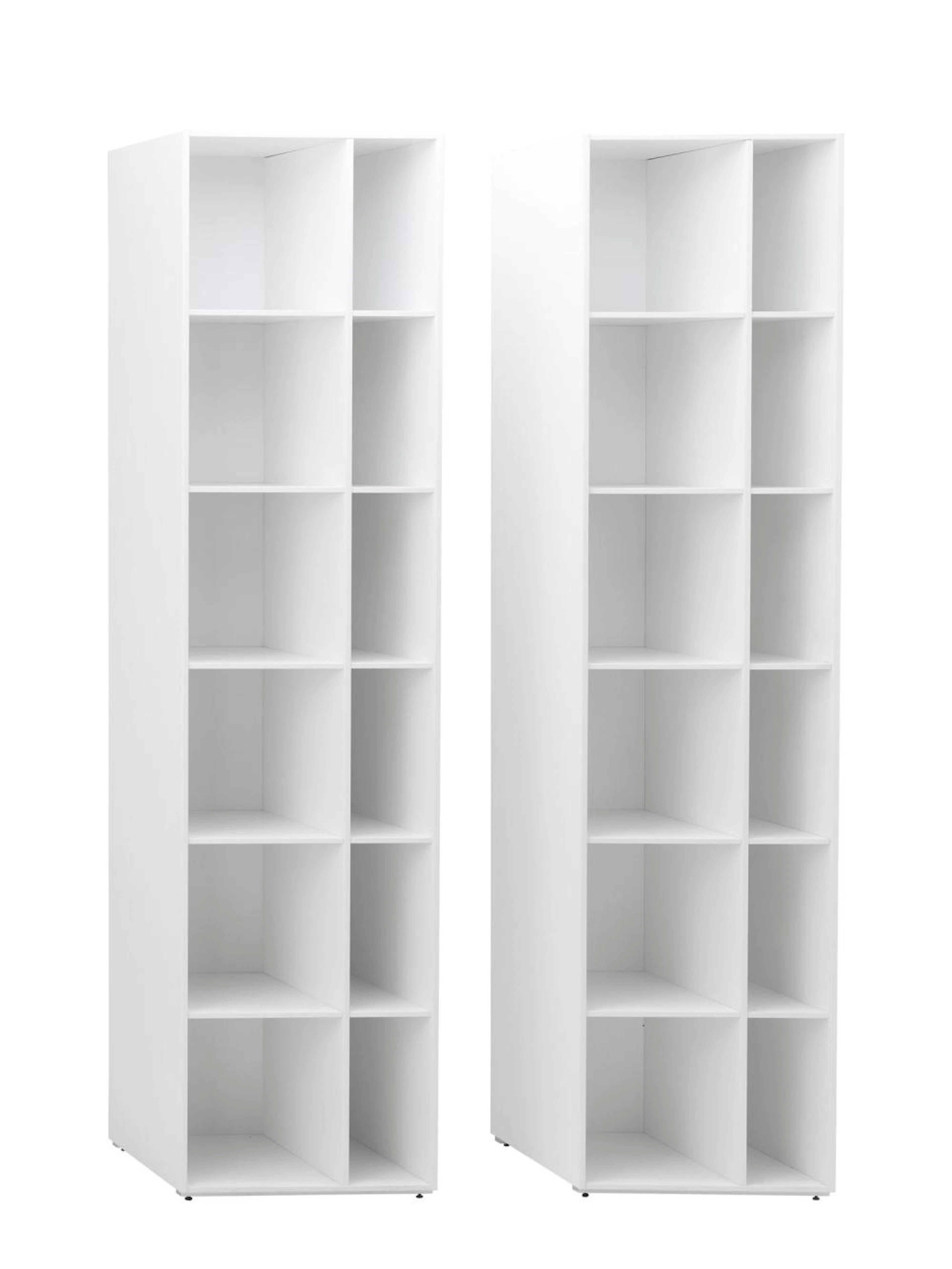 CARLO COLOMBO A PAIR OF TWIST BOOKCASES FOR ARFLEX