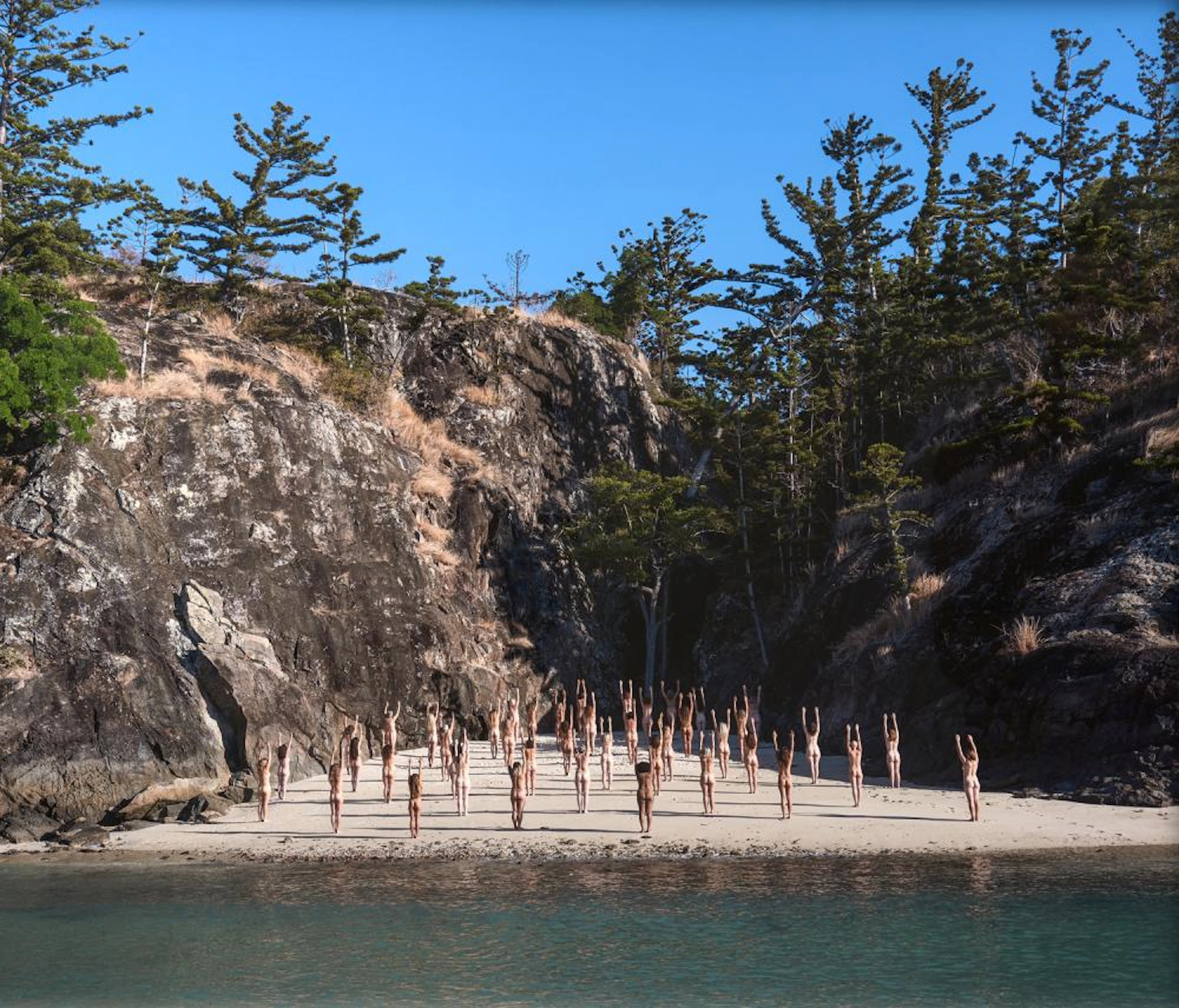 SPENCER TUNICK (American, born 1967) Sea Earth Change 2019 c-type photograph