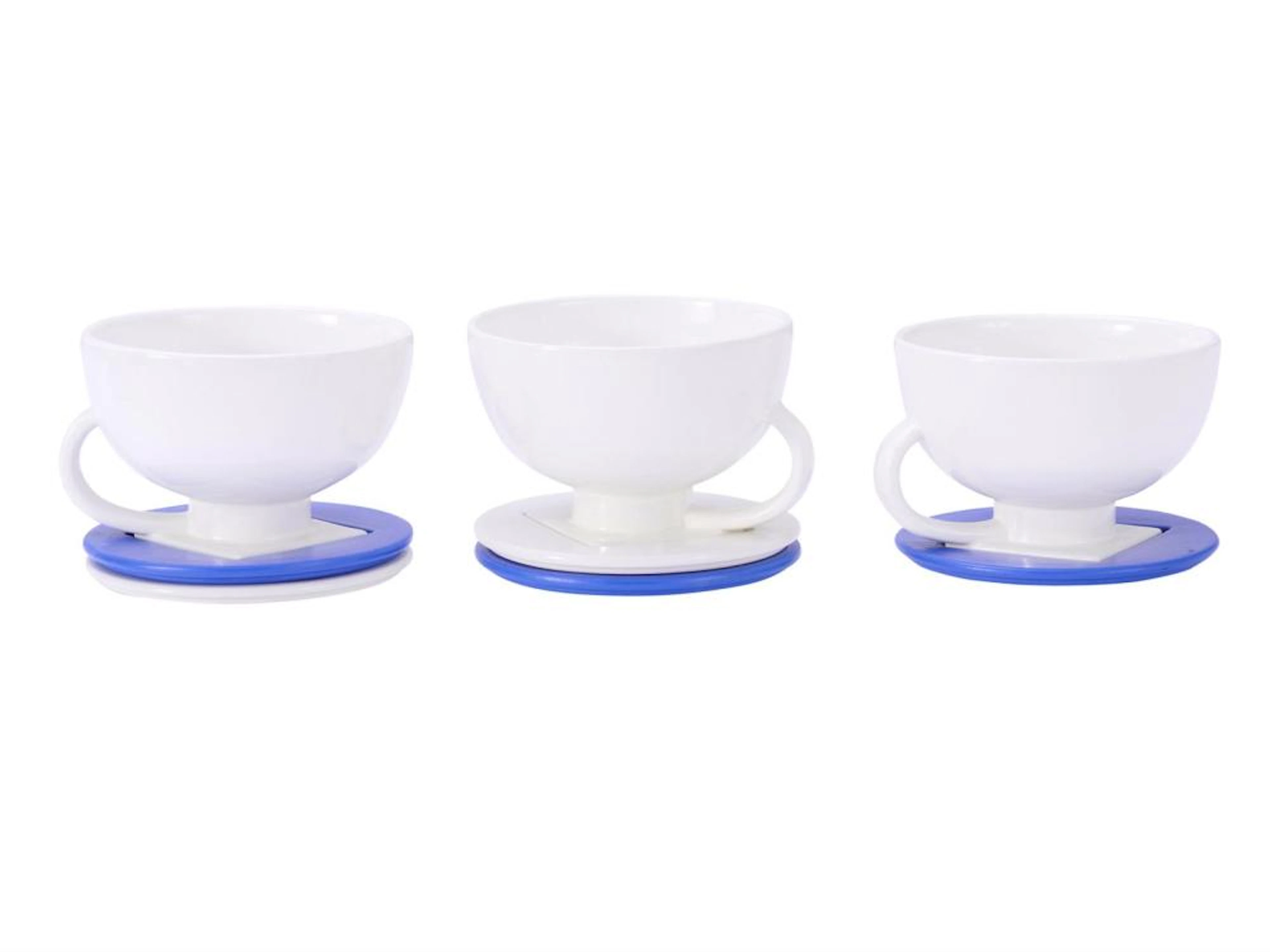 MARCO ZANINI TRIO OF POST MODERN OVERSIZED COFFEE CUPS...