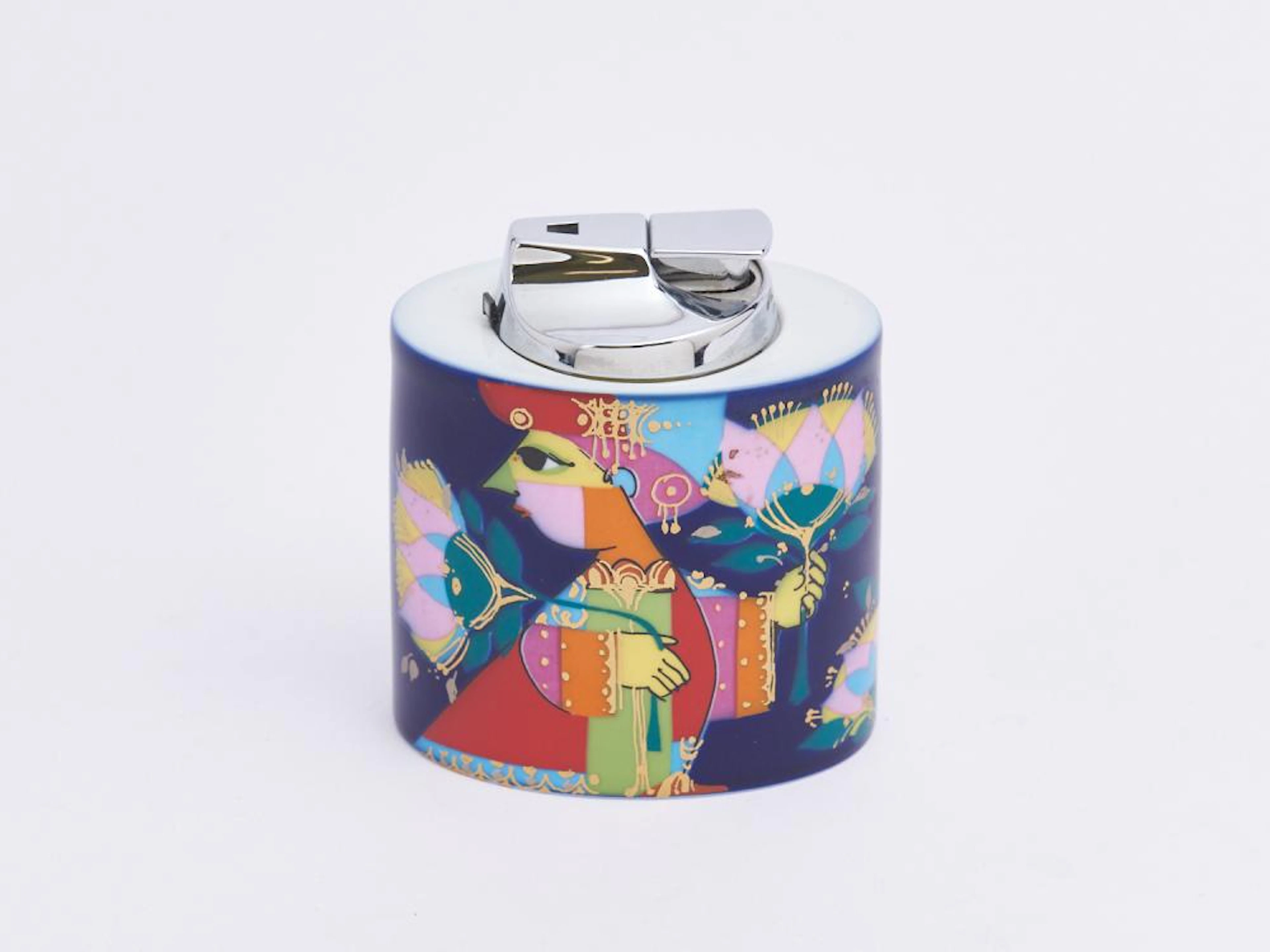 A ROSENTHAL TABLE LIGHTER H.9.5CM, LEONARD JOEL LOCAL DELIVERY: SMALL