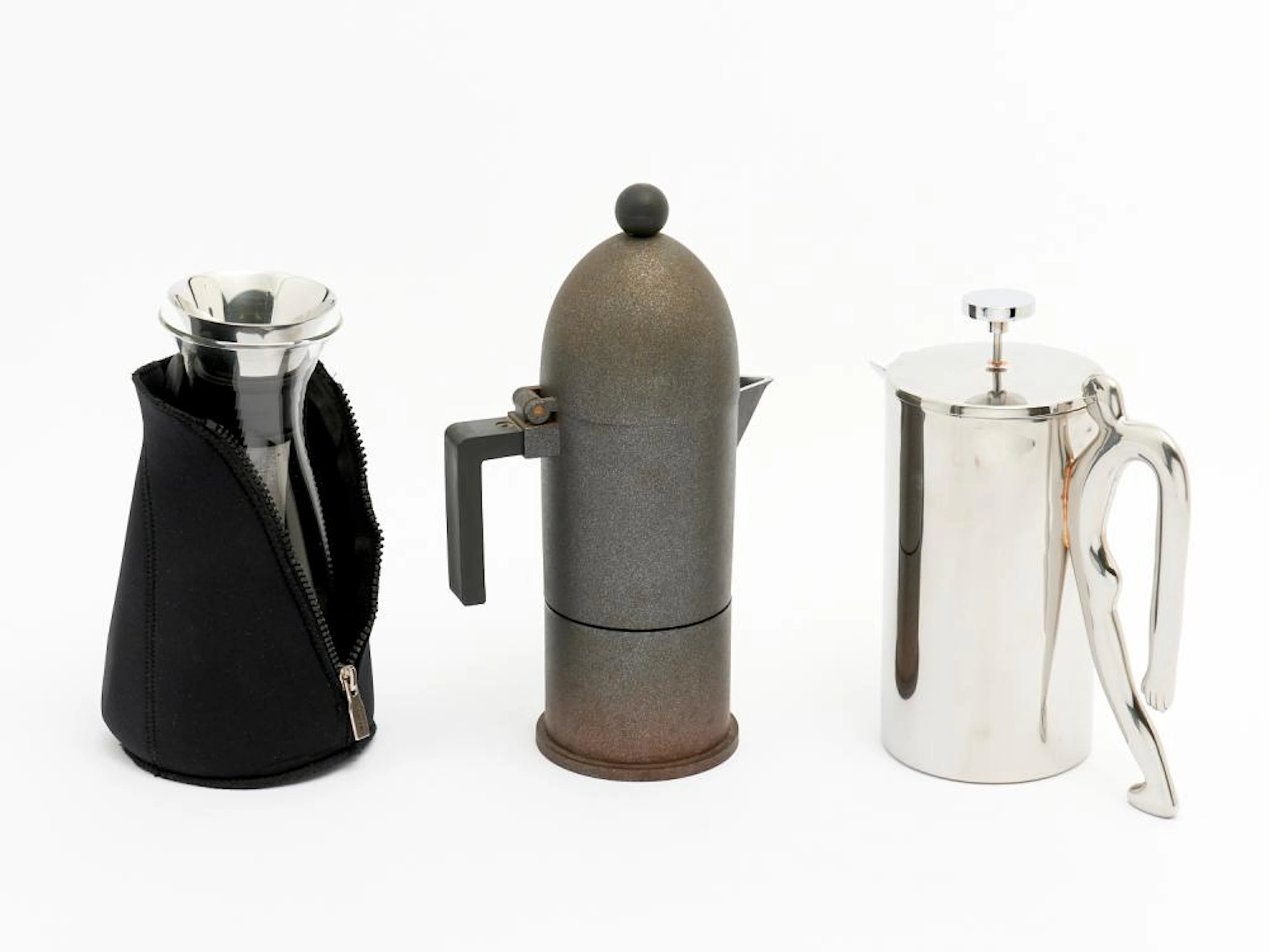 A COLLECTION OF DESIGNER COFFEE ITEMS INCL