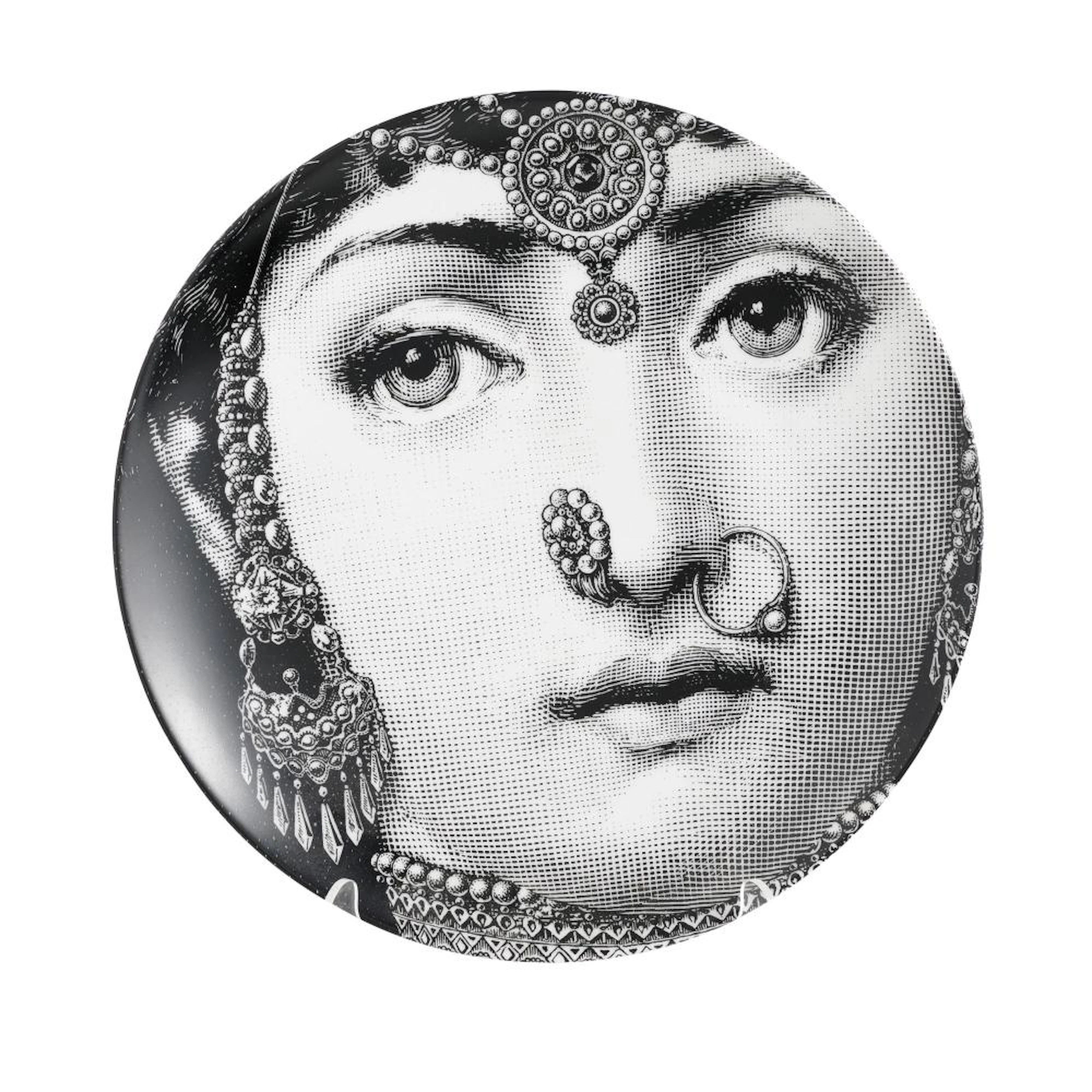 FORNASETTI, TEMA E VARIAZIONI WALL PLATE NO. 228