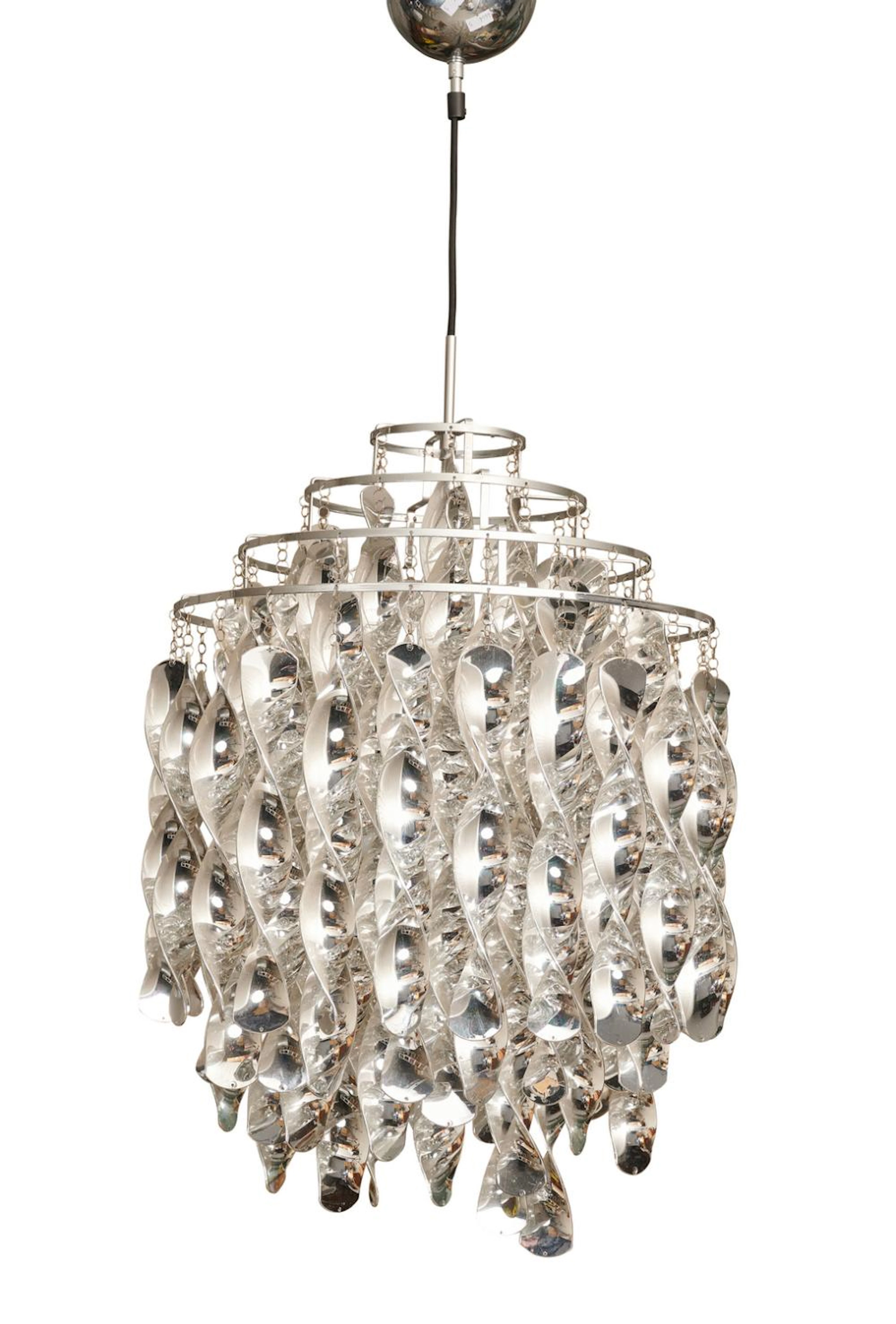 VERNER PANTON SPIRAL SP01 CHANDELIER FOR VERPA