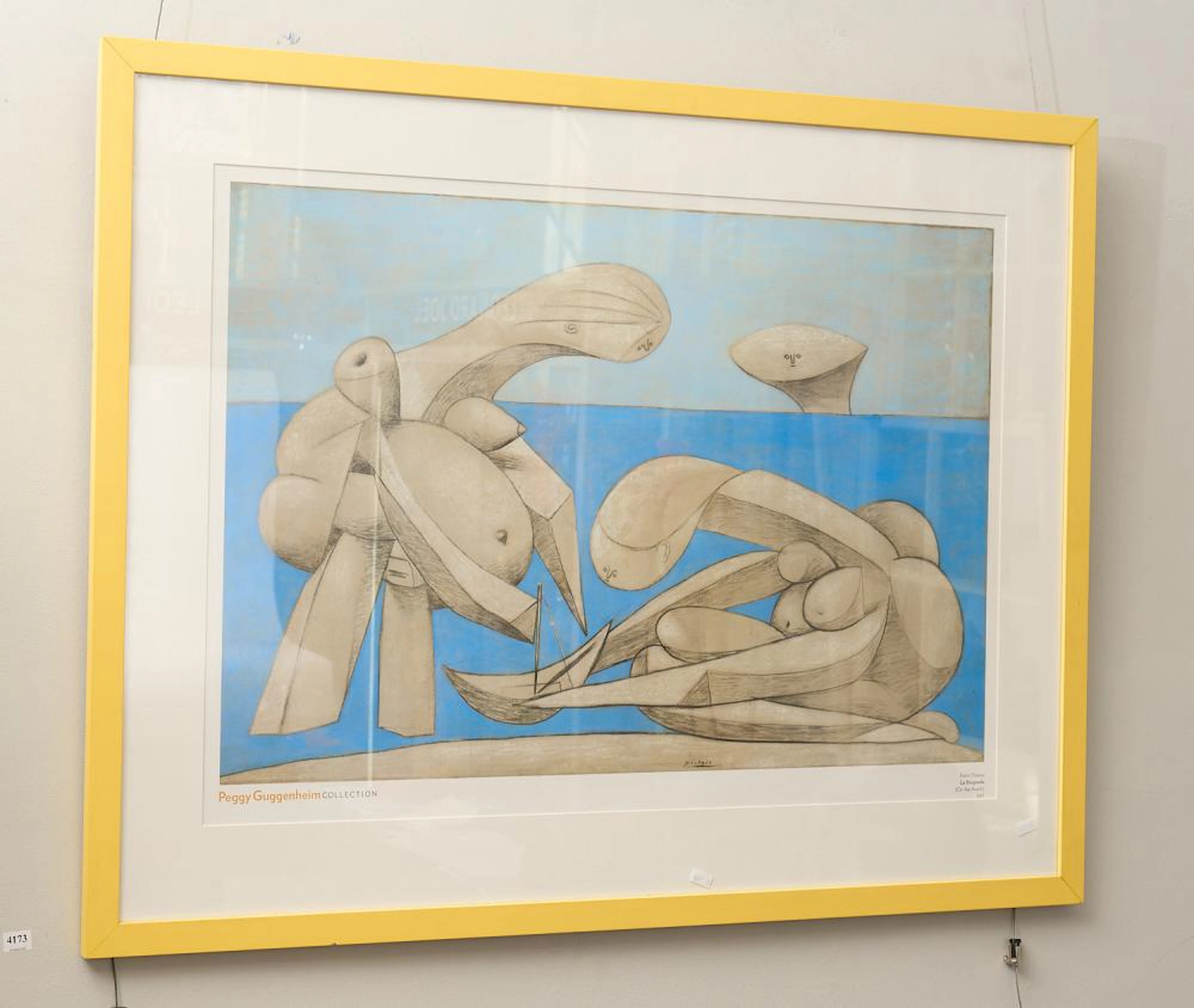 A PEGGY GUGGENHEIM COLLECTION 'PICASSO LA BAIGNADE' FRAMED PRINT