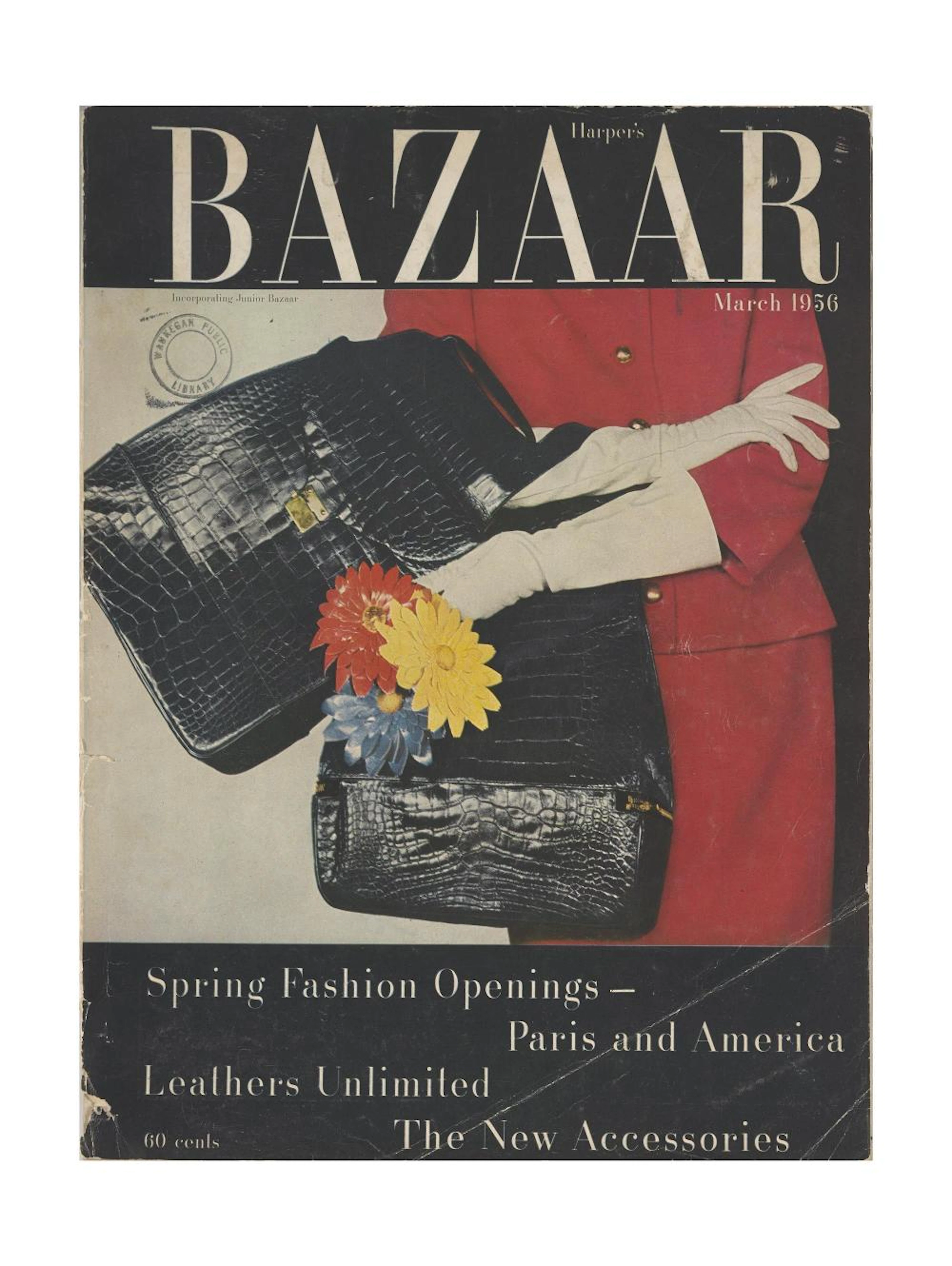 A COLLECTION OF FOUR 'HARPERS BAZAR' MAGAZINES, DATED FROM 1956-1963