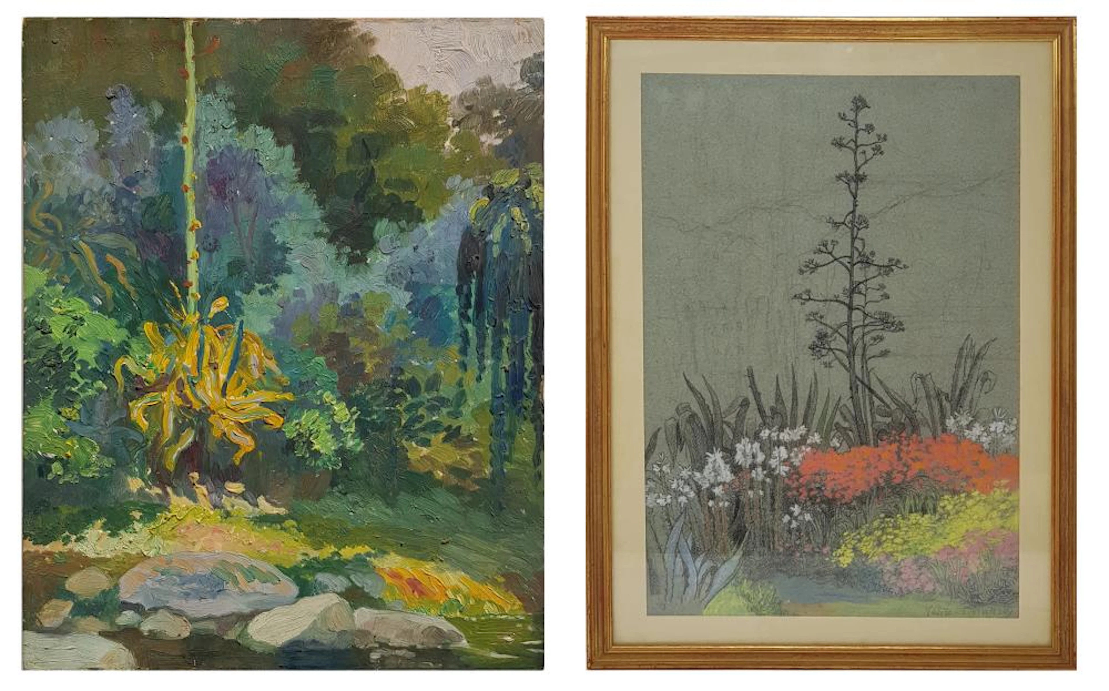 Les jardins exotiques - VALÈRE BERNARD (1860-1936)