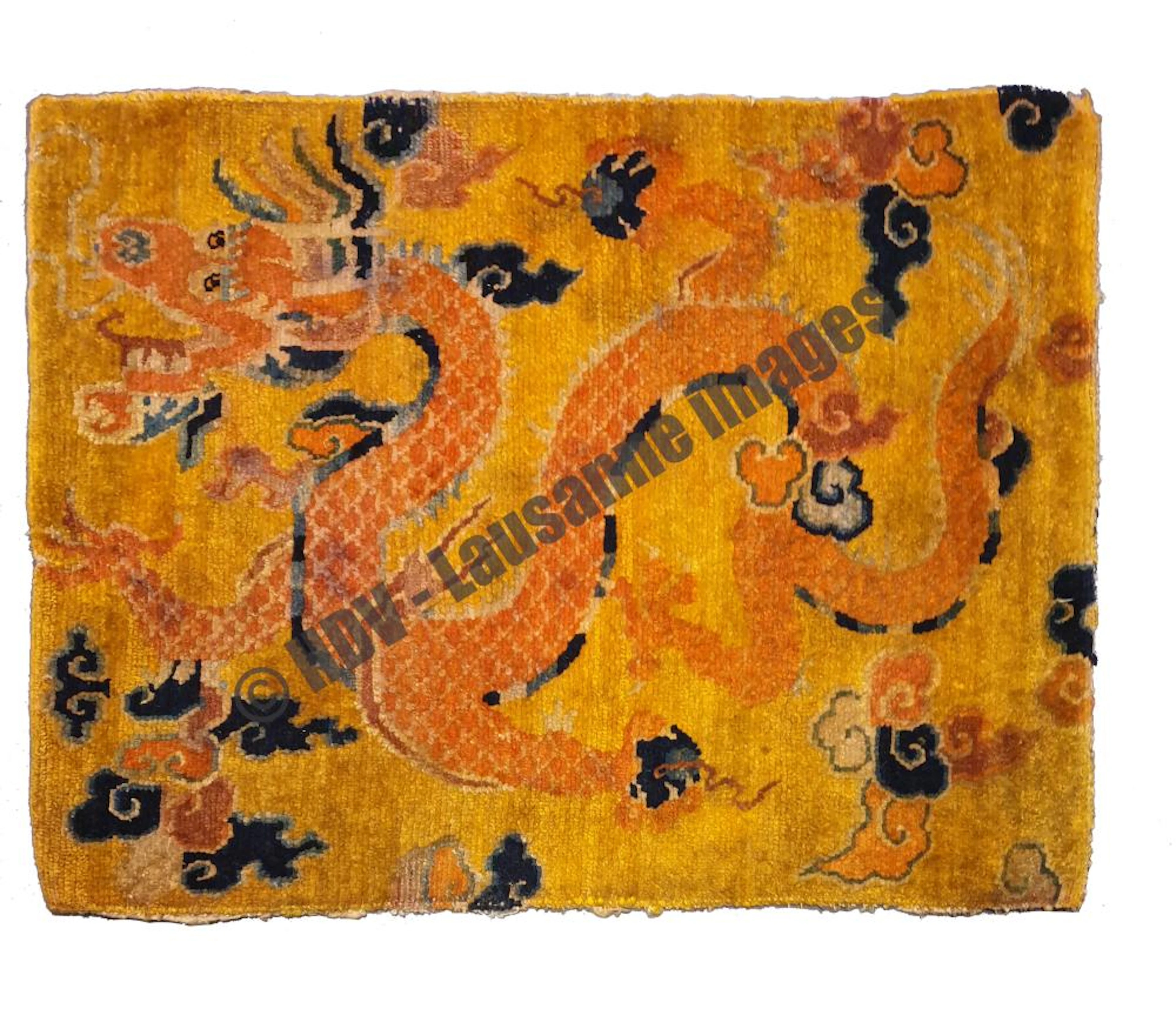 Tapis au Dragon - Tibet (1880-1930)