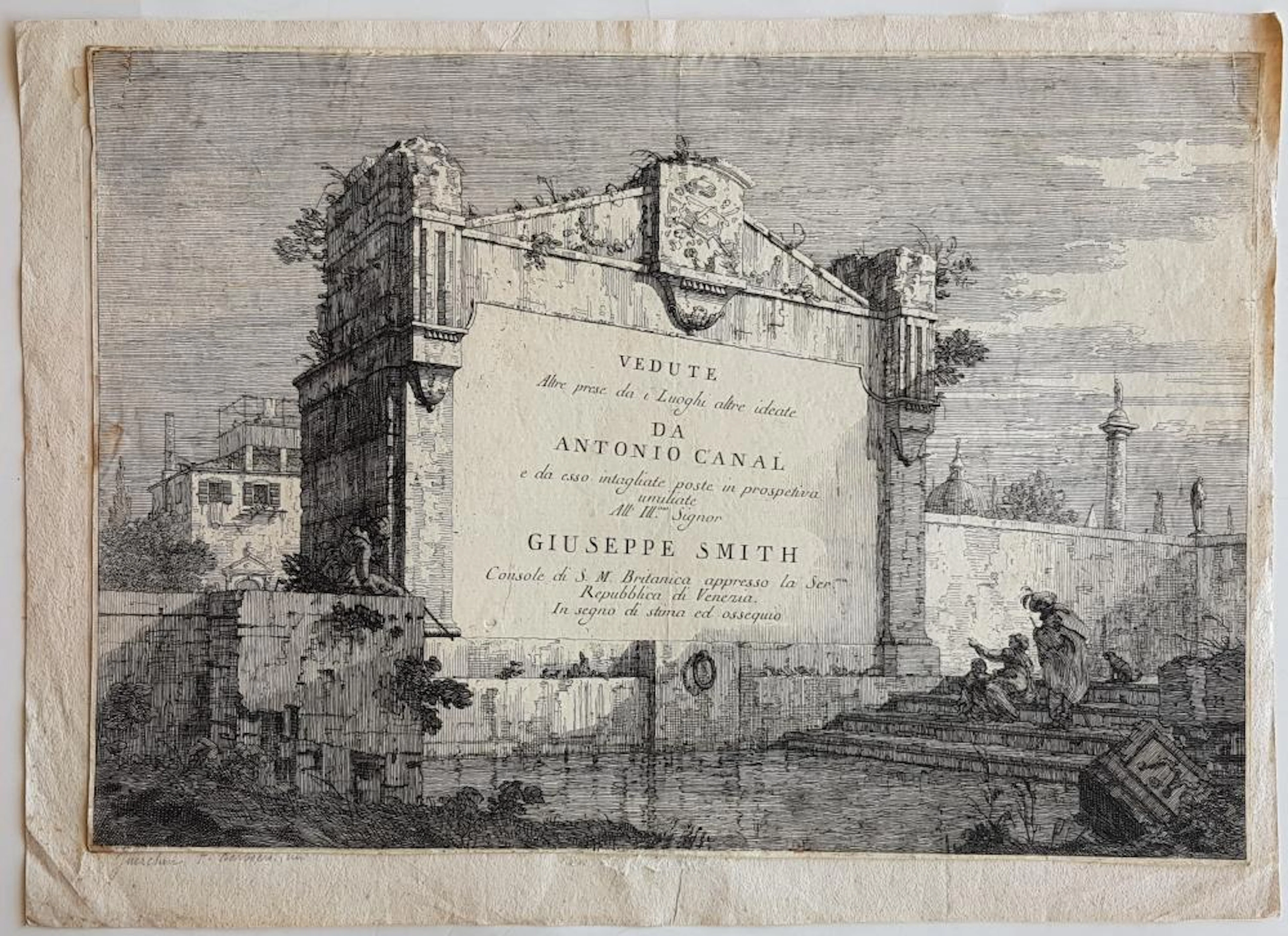Antonio CANALETTO (1697-1768) - Collection of 2 boards