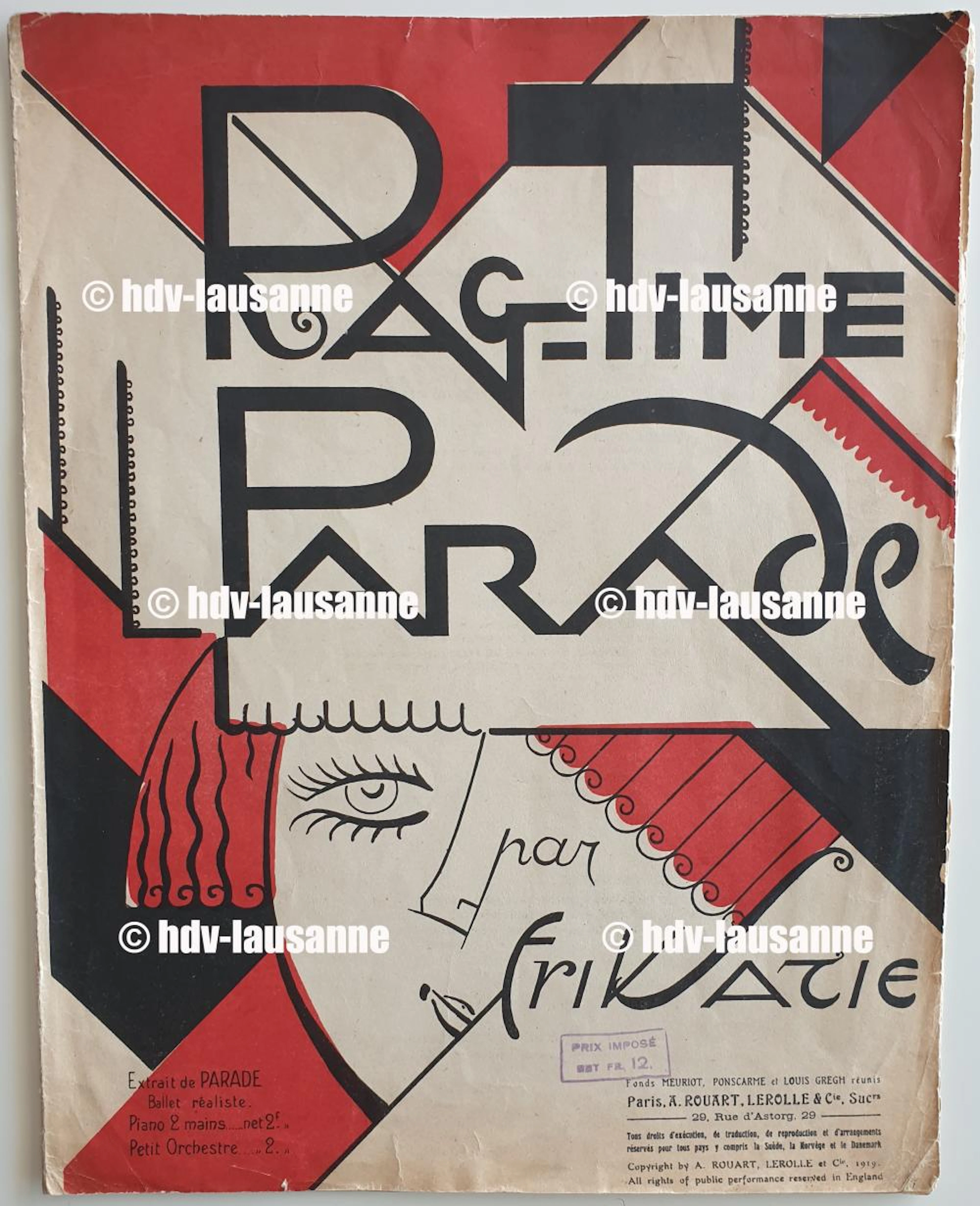 Erik SATIE RAG-TIME PARADE