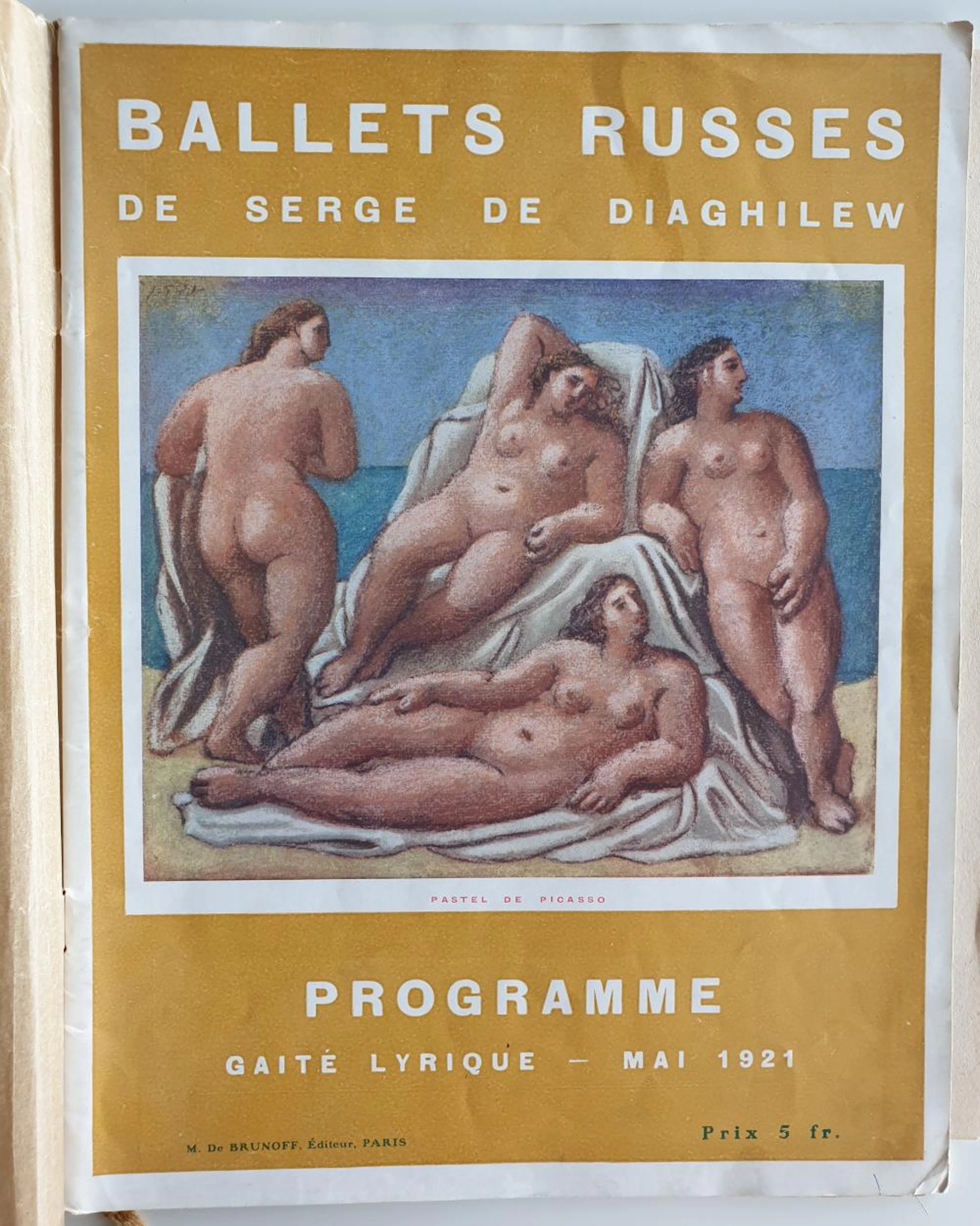 Programmes for Diaghilew's Ballets Russes - 1921 and 1924
