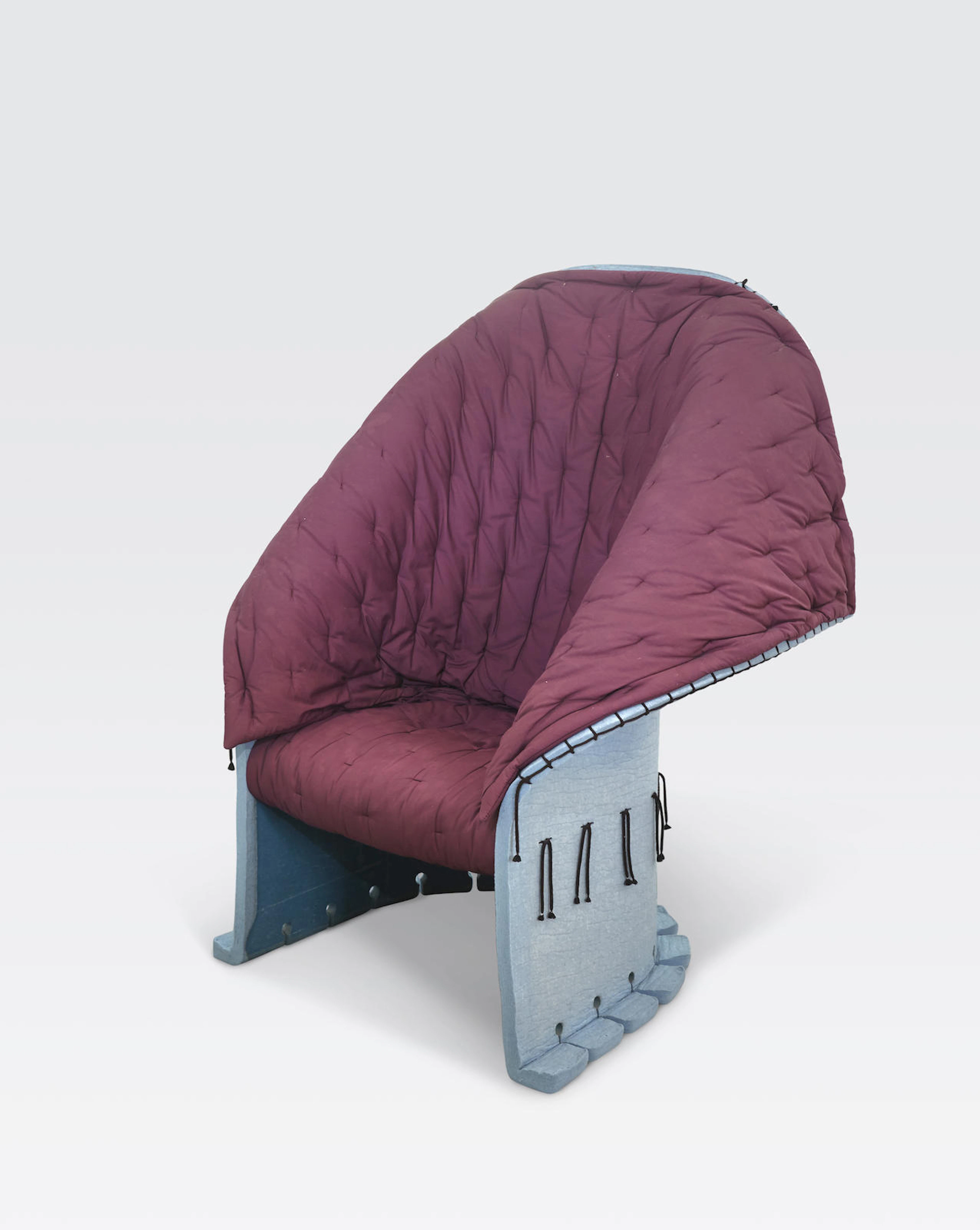 Gaetano Pesce (Born 1939) Feltri chair, designed 1987 for Cassina, wool, felt, yarnheight 50in (127 cm); width 42in (60); depth 28 1/2in (72.5)