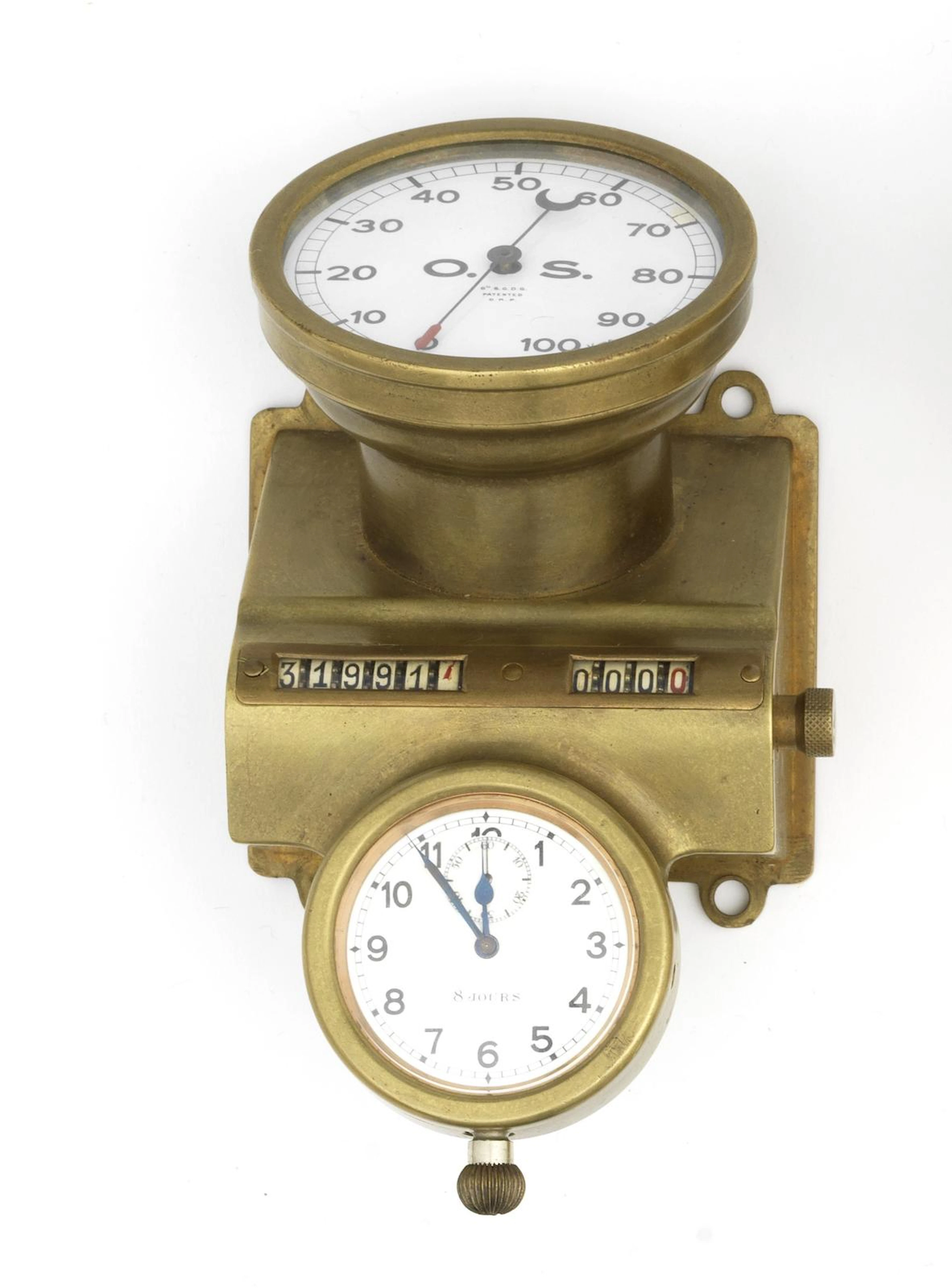 An O.S. combination dashboard instrument by Otto Schulze, Germany,