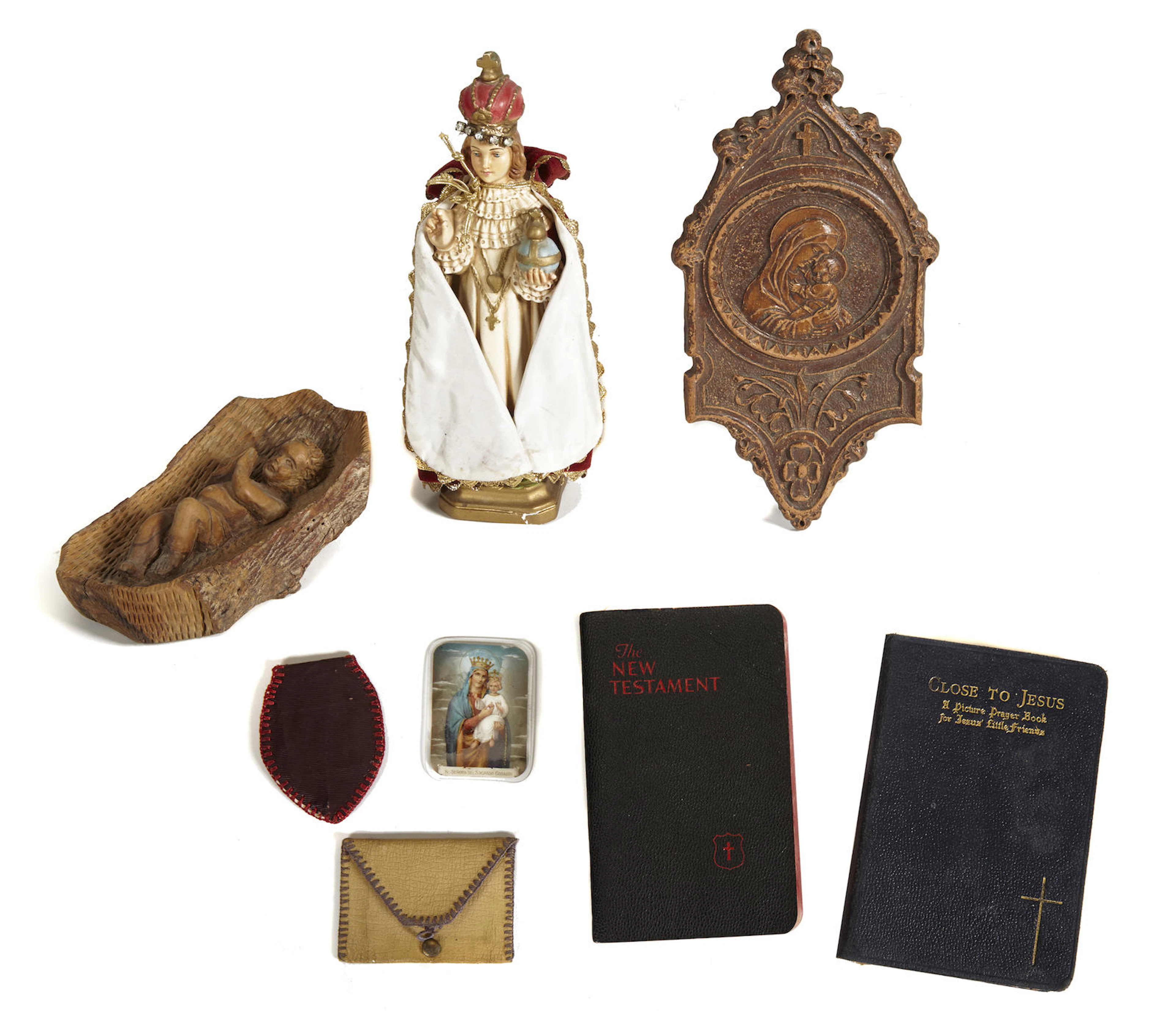 A collection of Maureen O'Hara religious artifacts