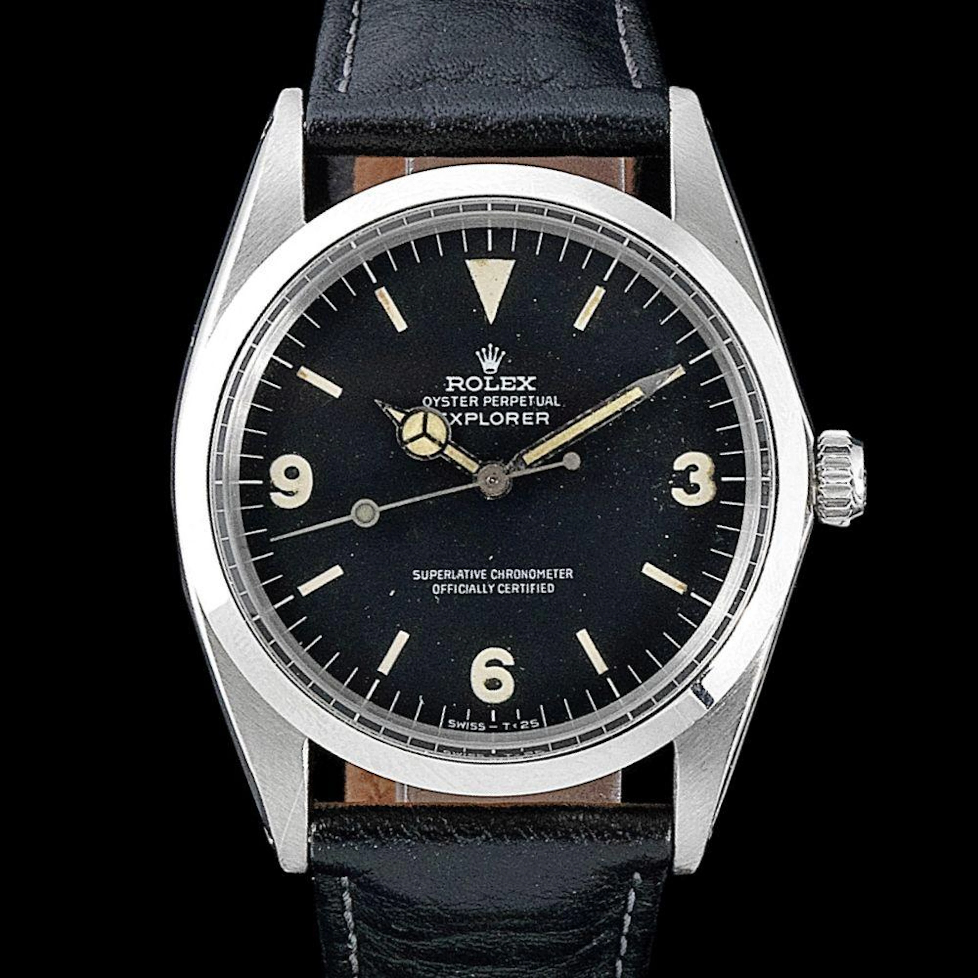 Rolex. A stainless steel automatic wristwatch, Explorer, Ref:1016, Serial No.259****, Movement No.D63****, Circa 1970