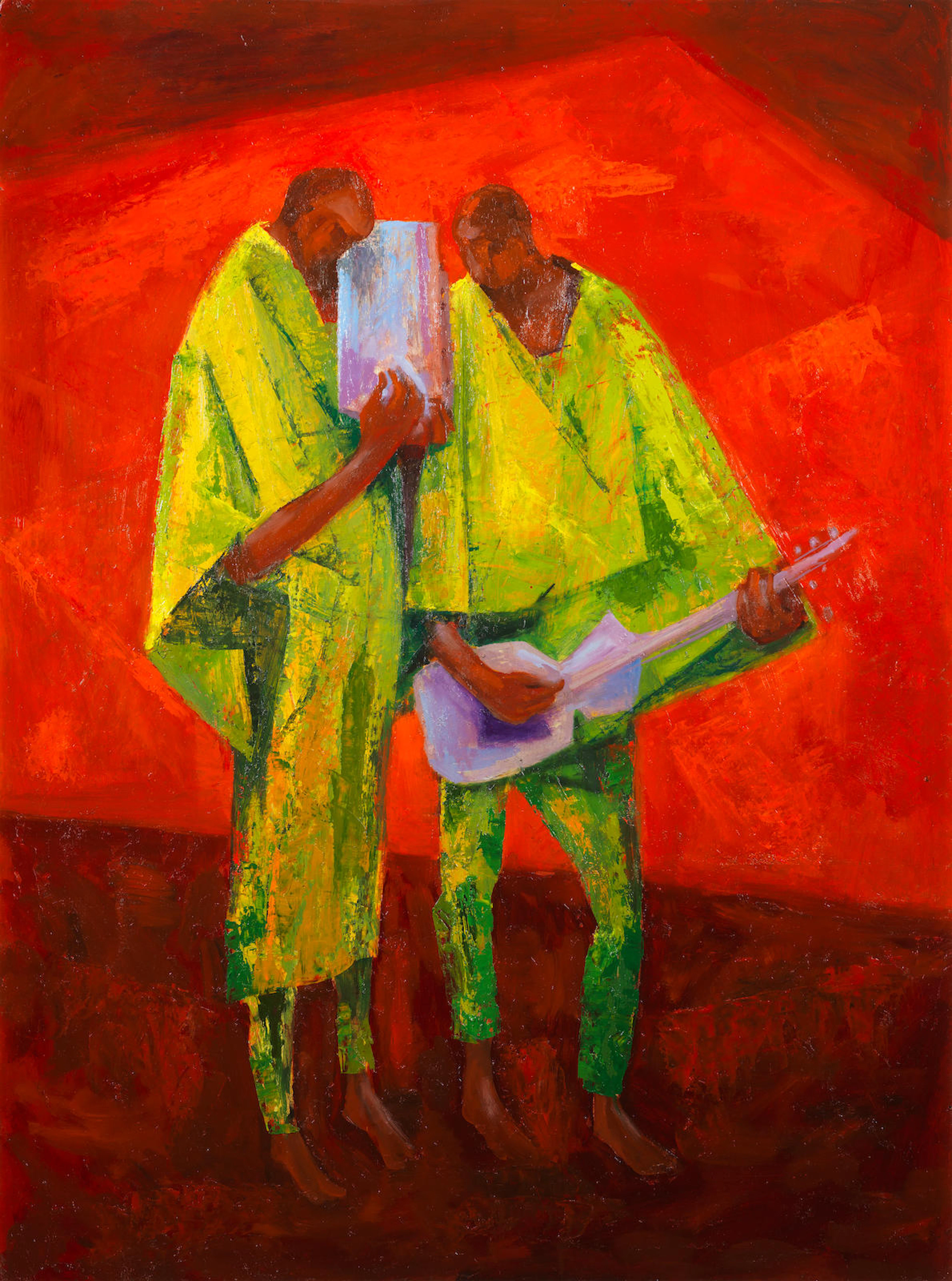 Yusuf Adebayo Cameron Grillo (Nigerian, born 1934) The Duet
