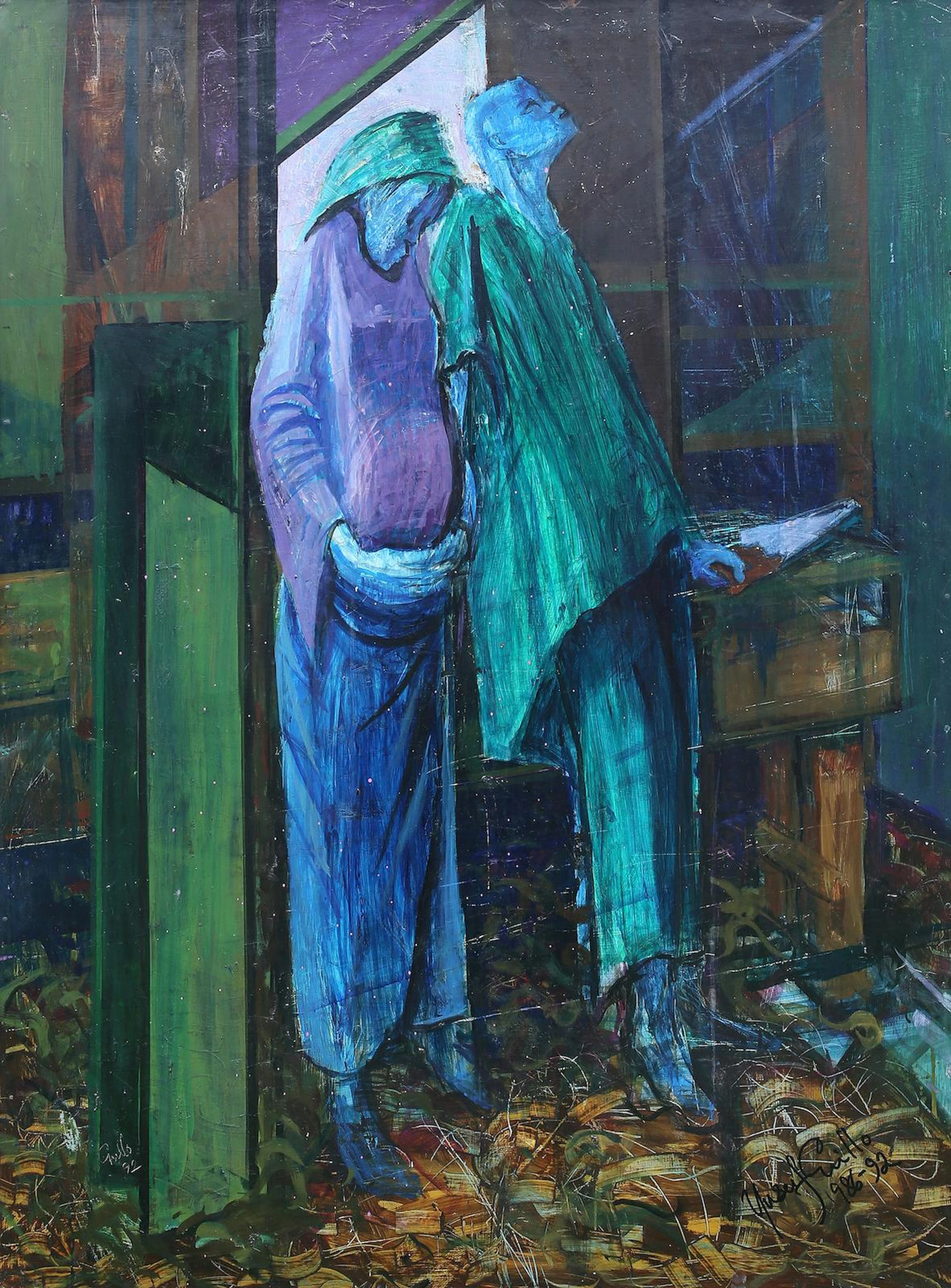 Yusuf Adebayo Cameron Grillo (Nigerian, born 1934) 'Can it be True'