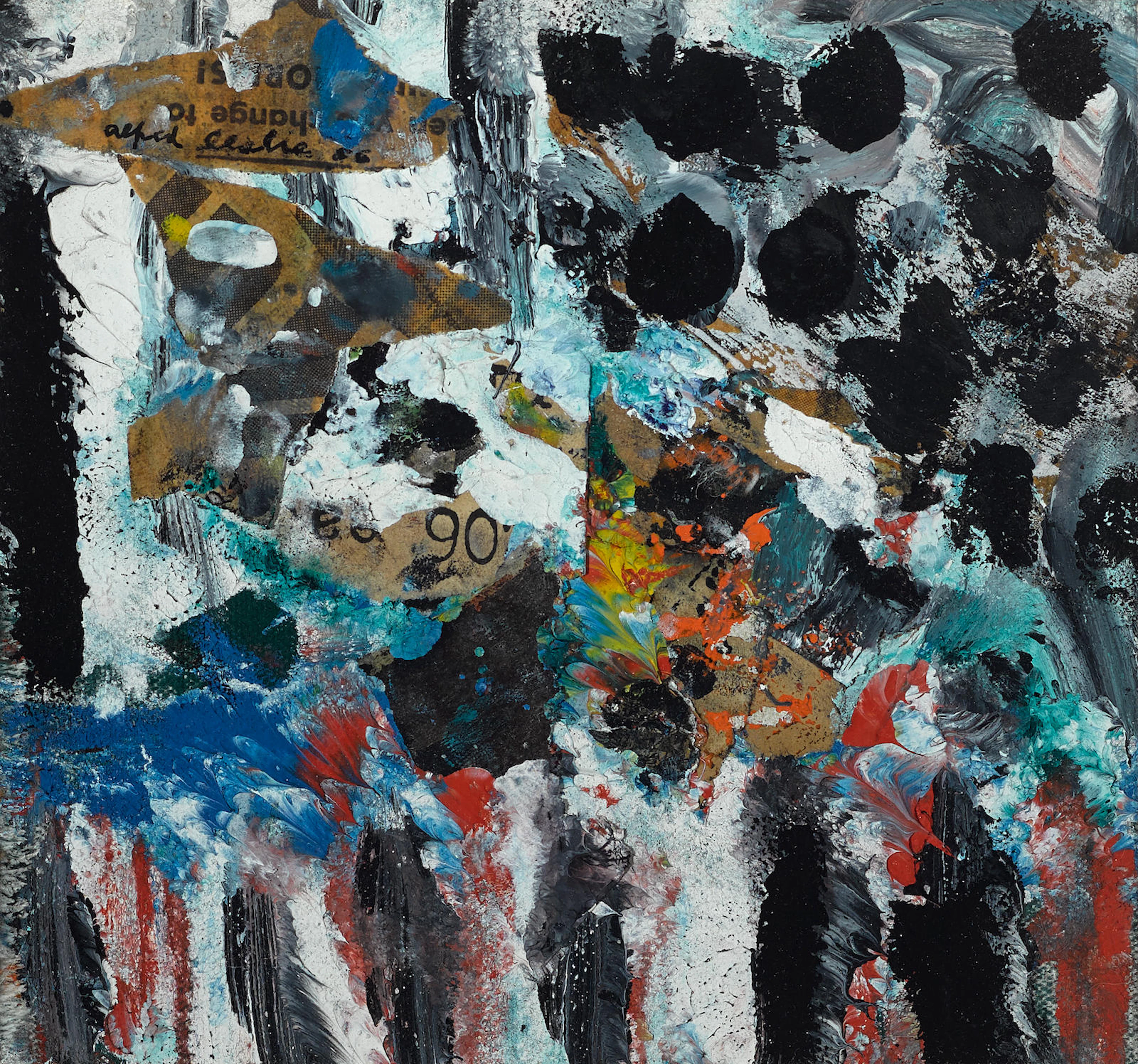 Alfred Leslie (born 1927) #90, 1956 6 1/2 x 7 in. (16.5 x 17.8 cm)
