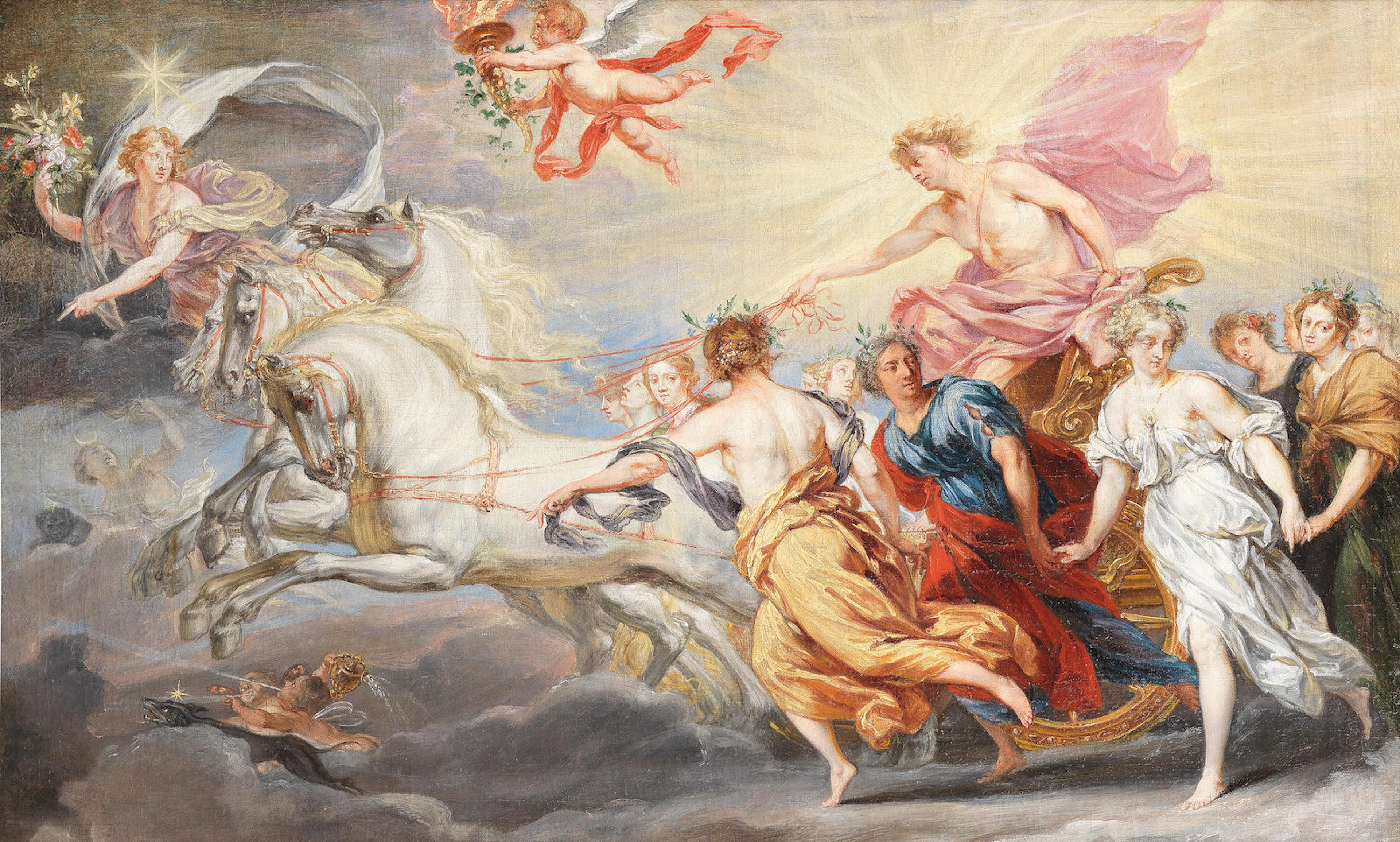 Apollo on his Sun Chariot