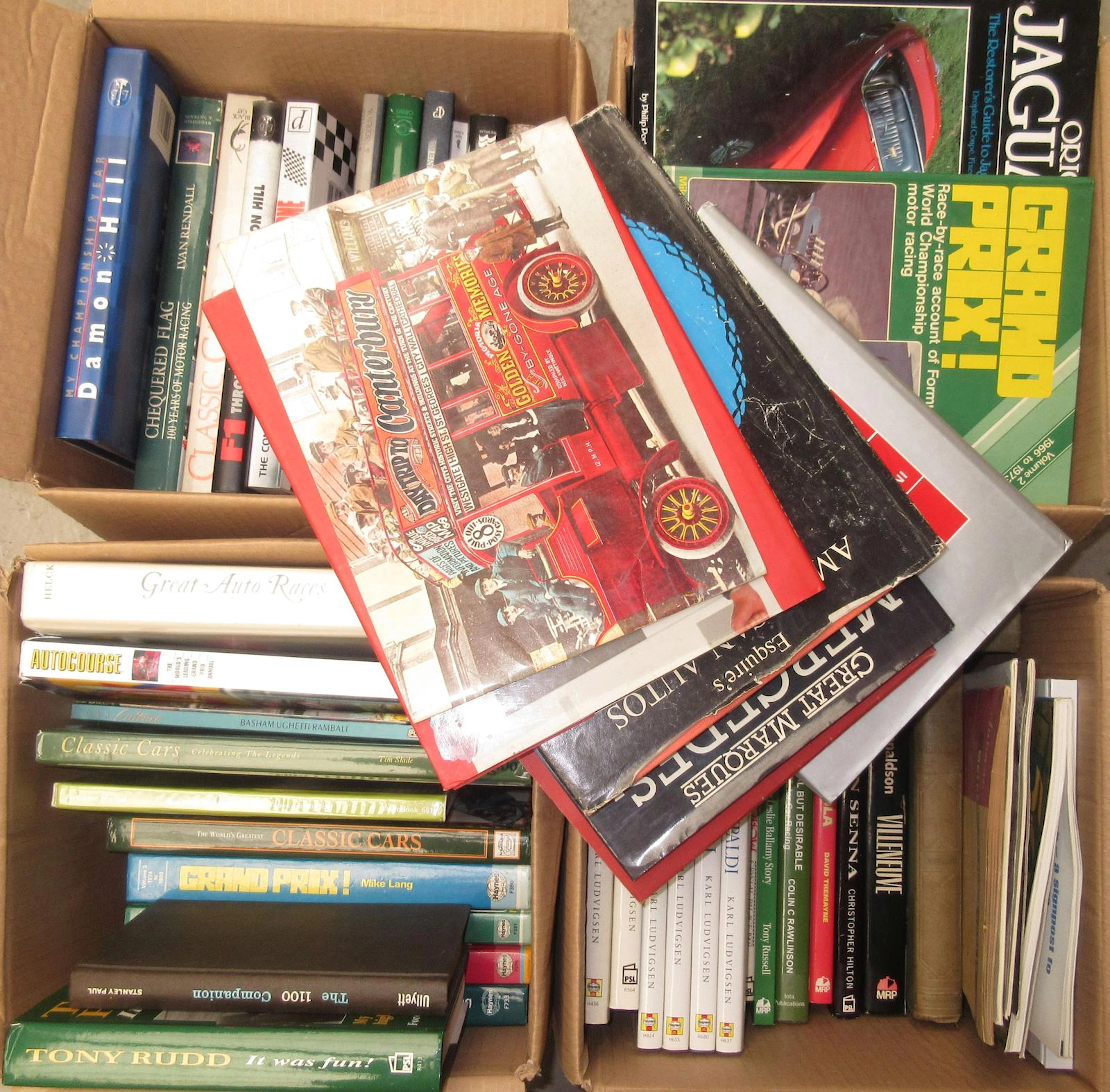 Assorted Motoring Books,
