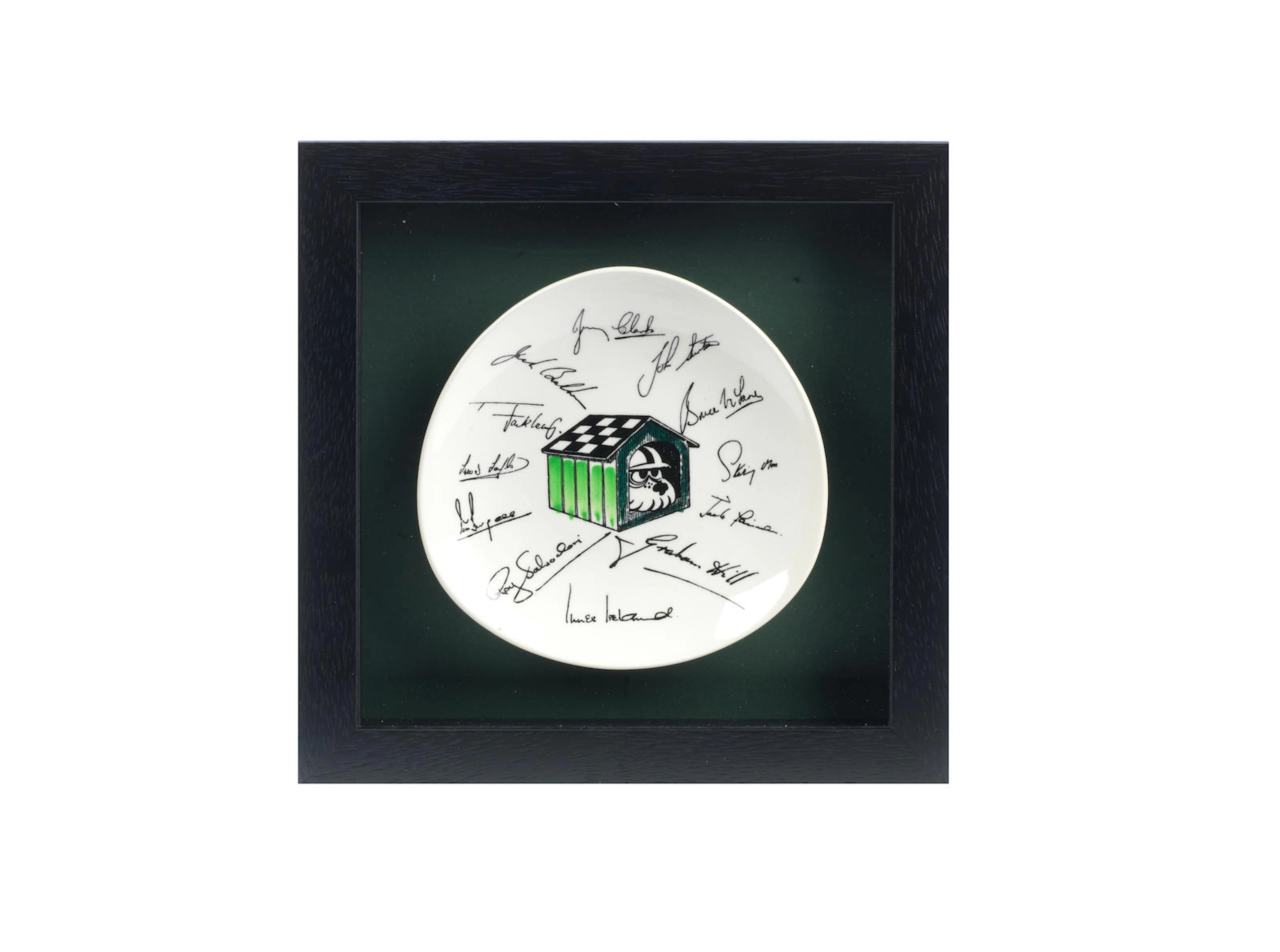 A Dog House Club plate, 1962,