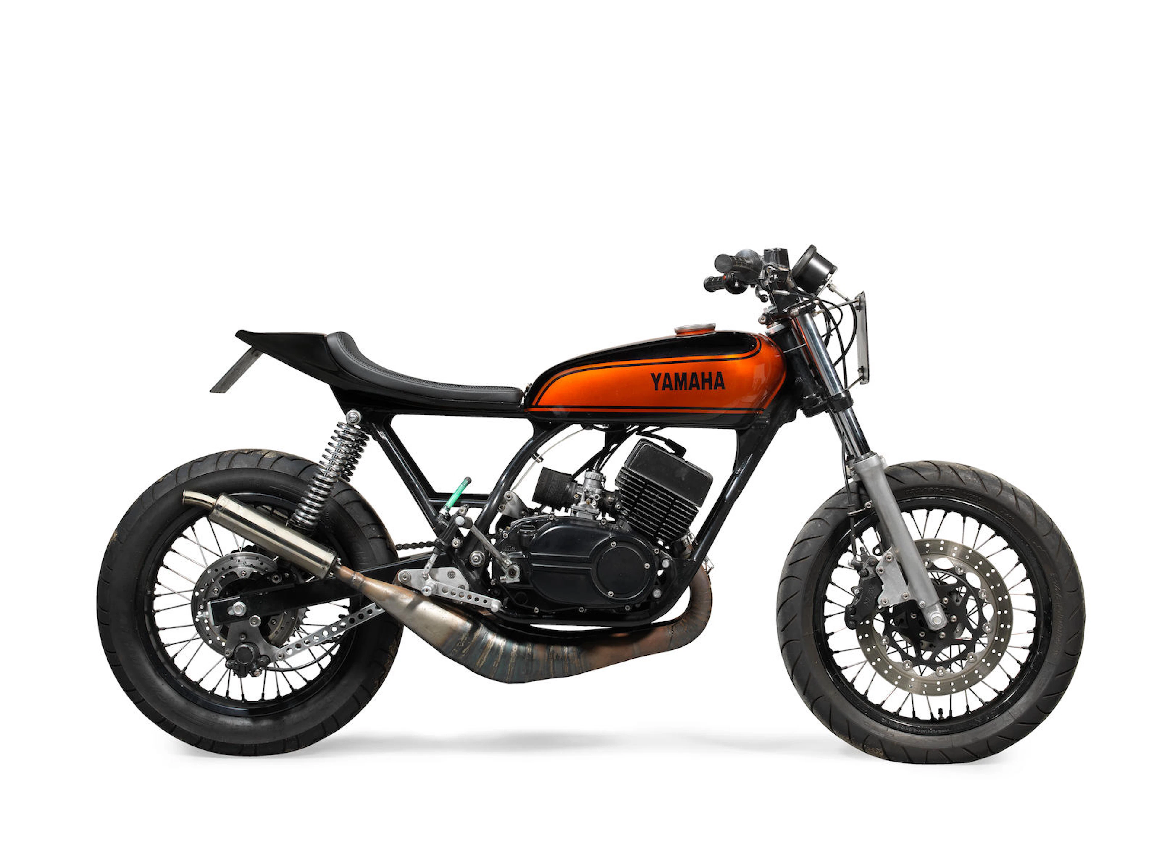 Property of a deceased's estate, 1973 Yamaha 347cc YR5 Registration no. COD 57L Frame no. R5-132544 Engine no. not stamped