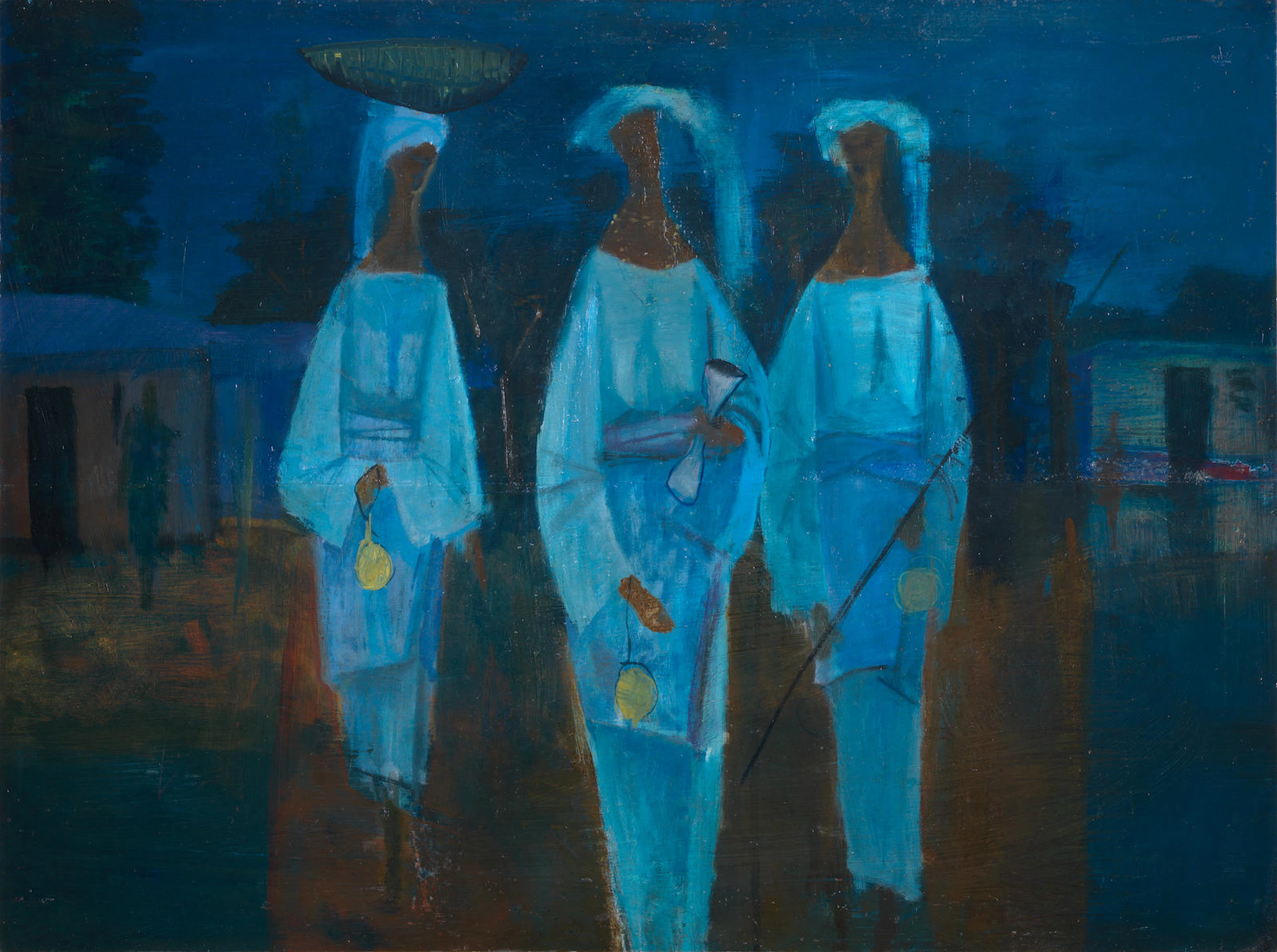 Yusuf Adebayo Cameron Grillo (Nigerian, born 1934) Three Friends