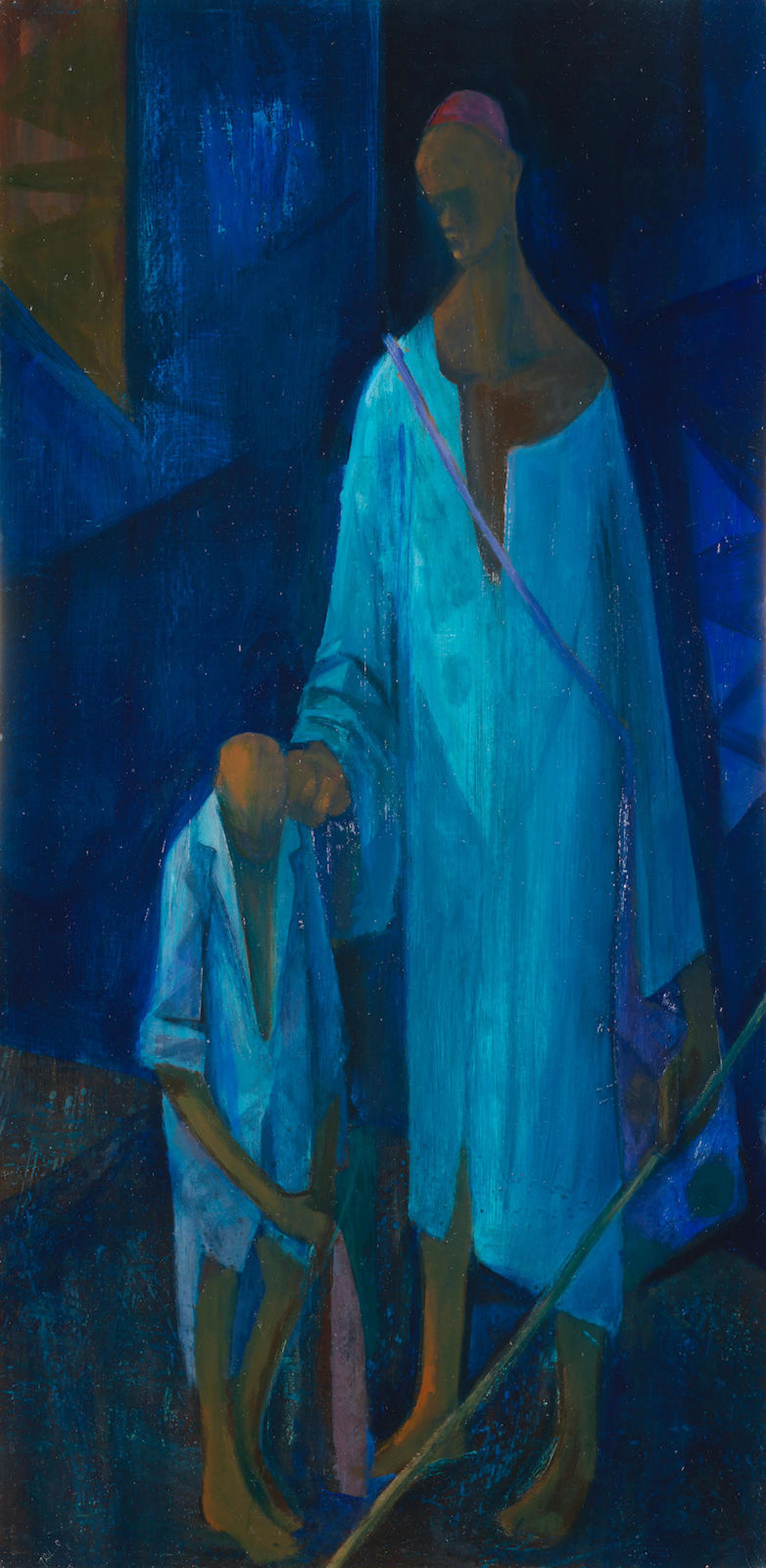 Yusuf Adebayo Cameron Grillo (Nigerian, born 1934) The Blind Beggar