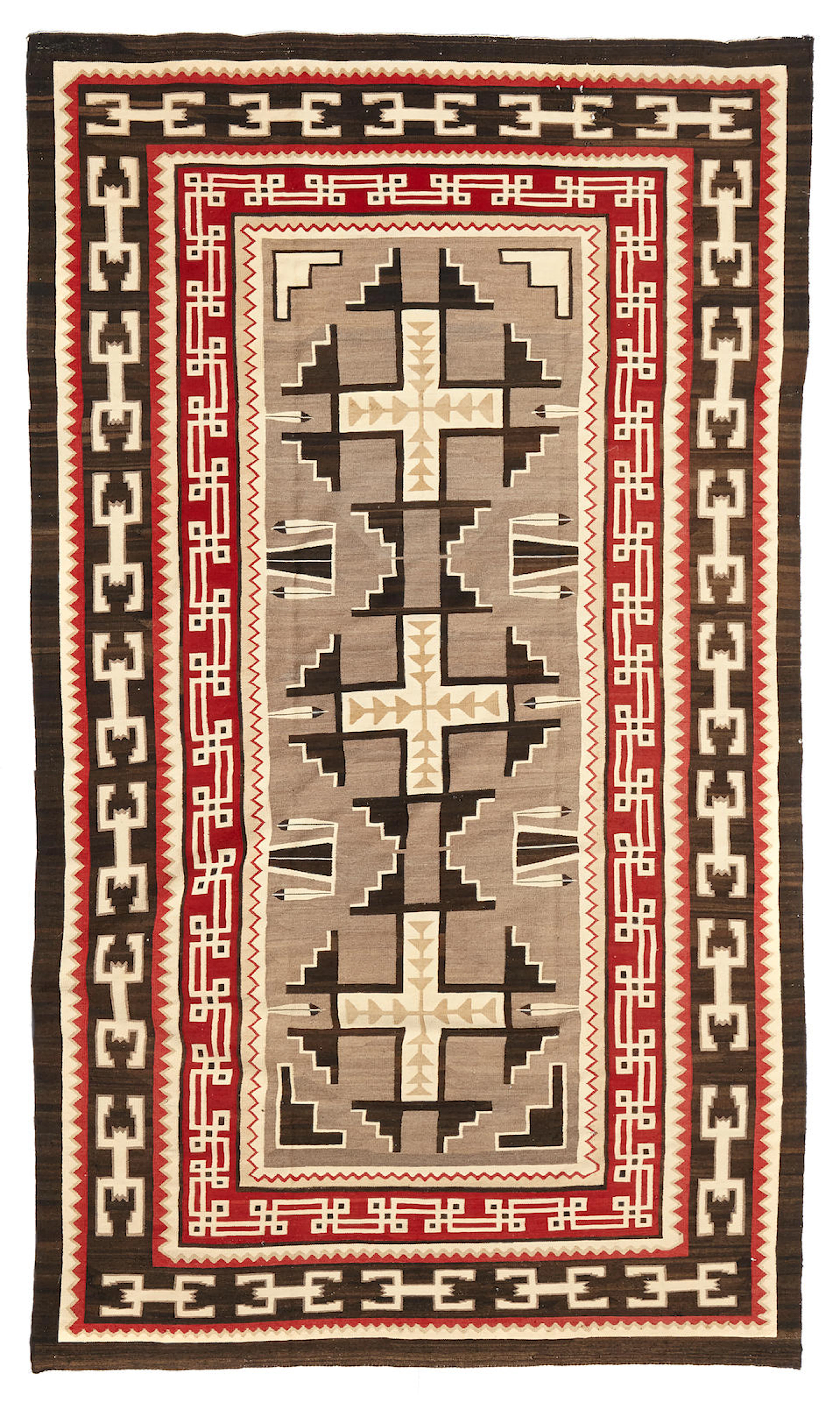 A large Navajo rug
