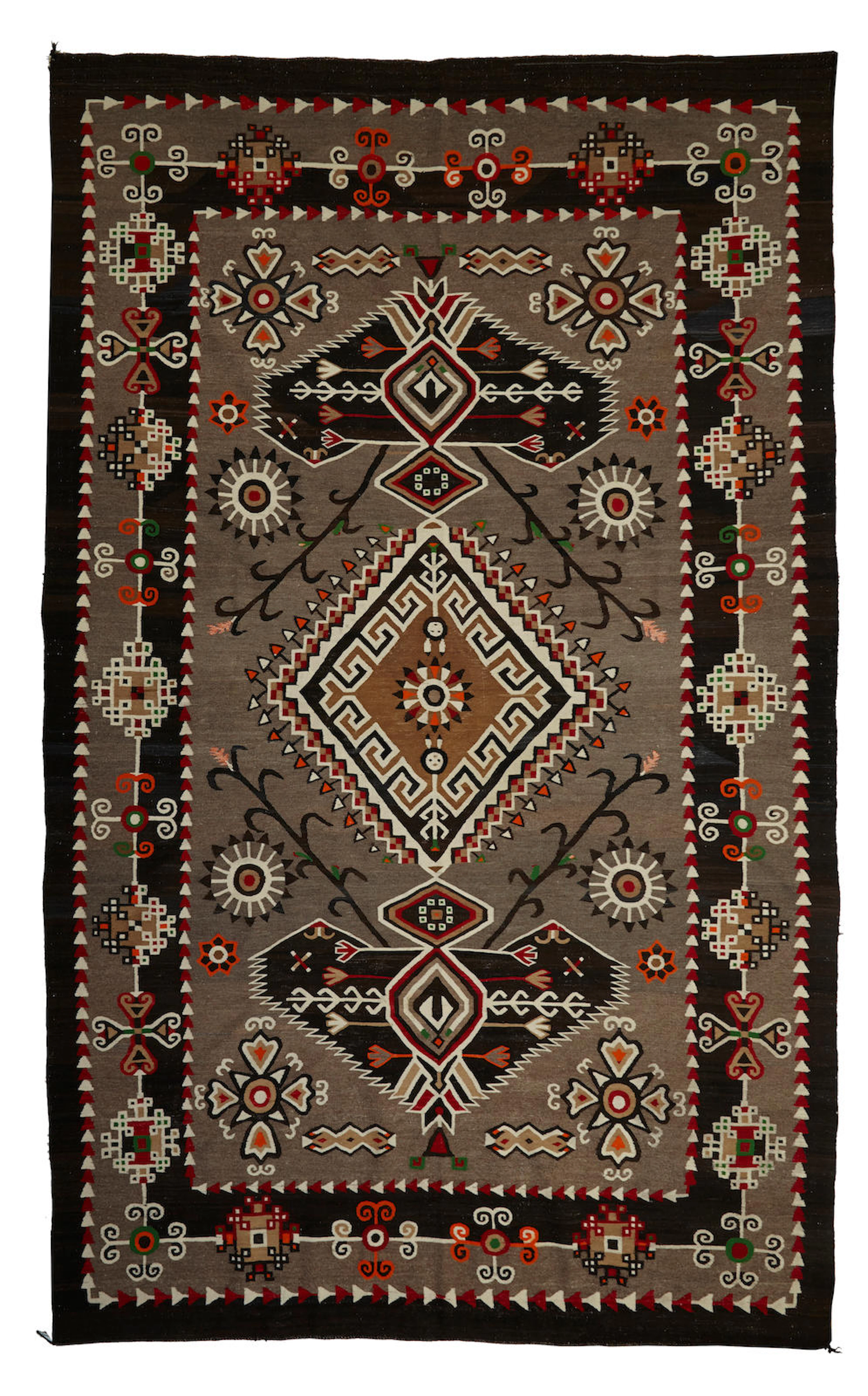 A Navajo Bisti pictorial rug