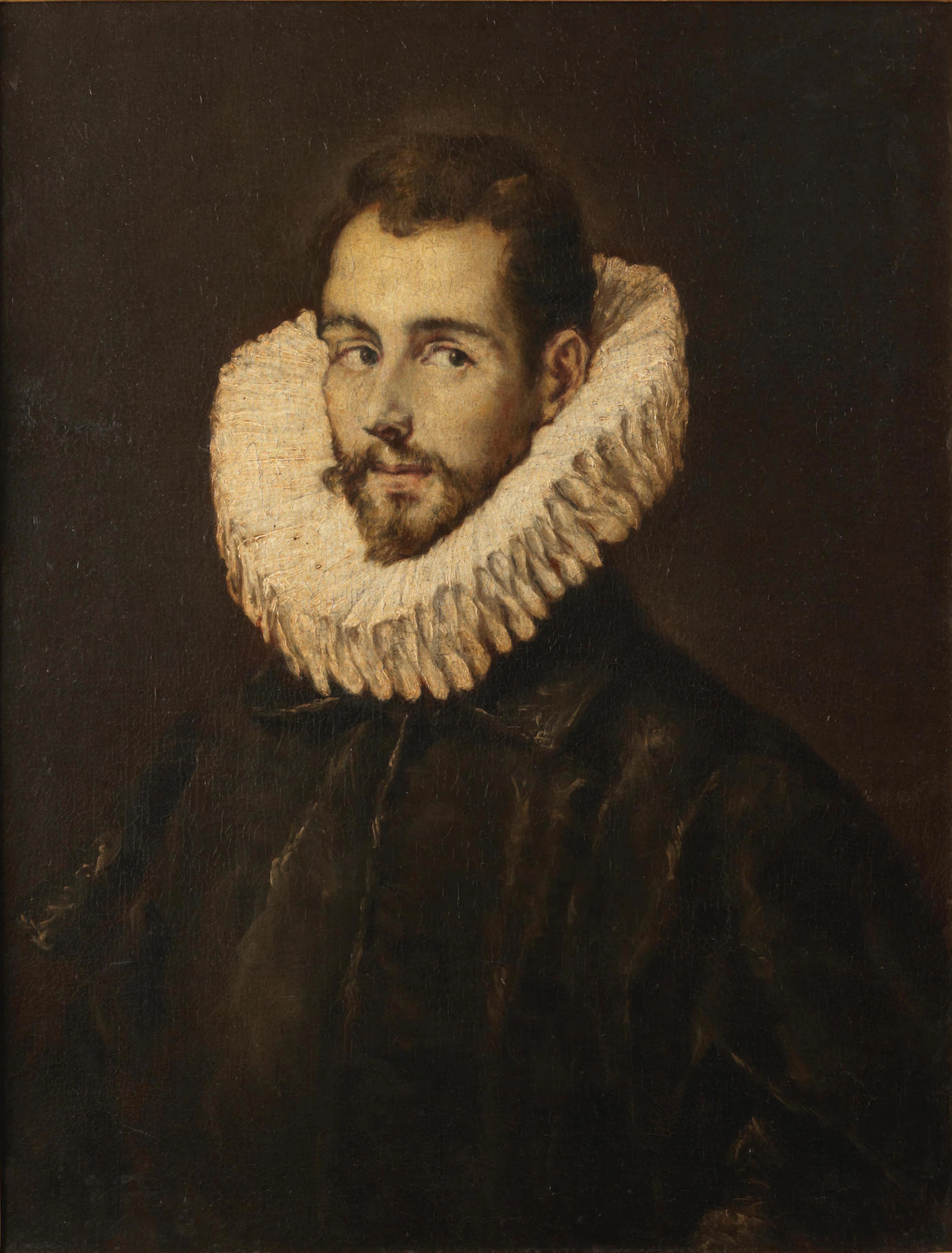 Portrait of a gentleman, bust-length, in black costume