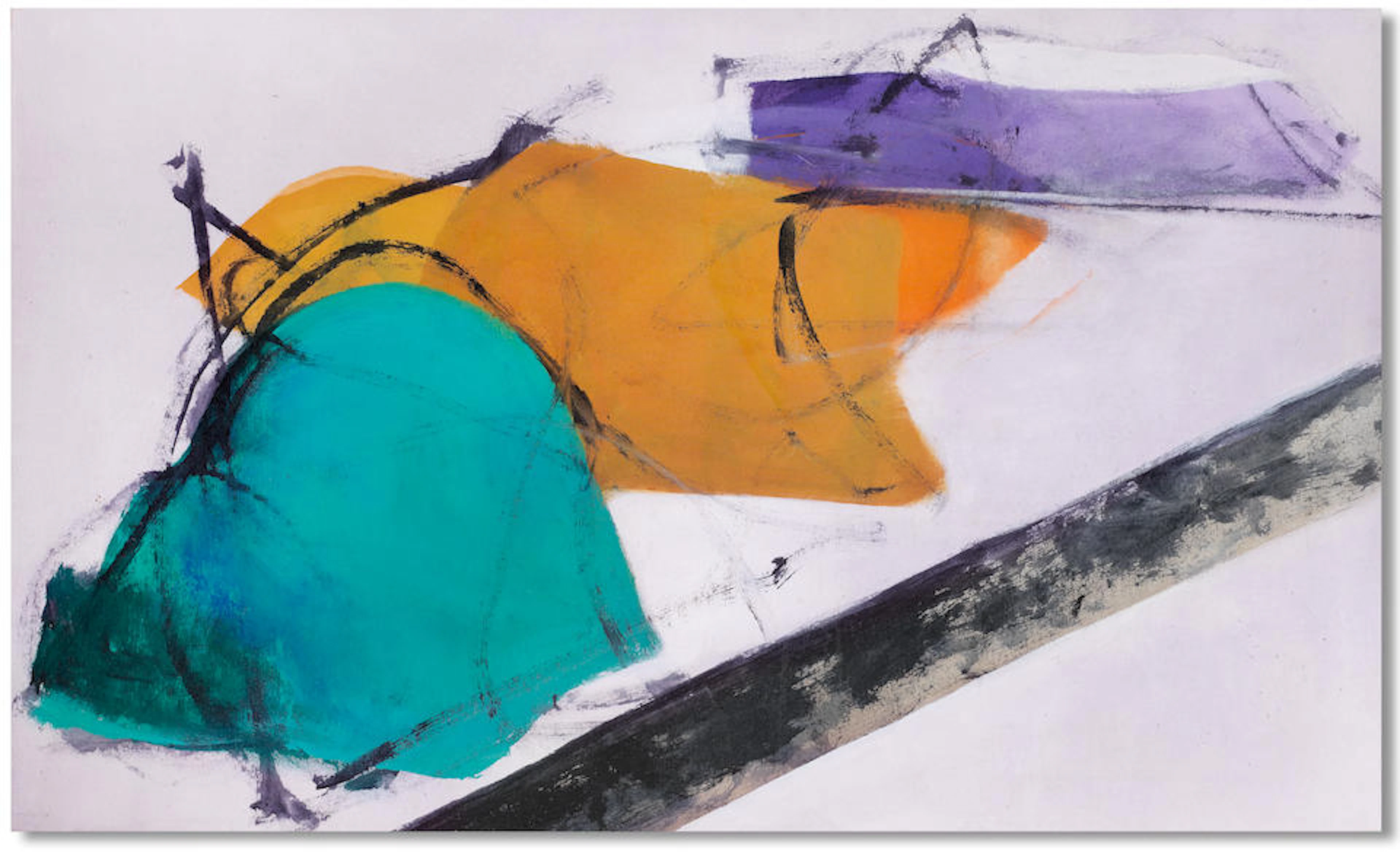Cleve Gray (American, 1918-2004) Zen Gardens #22, 1982