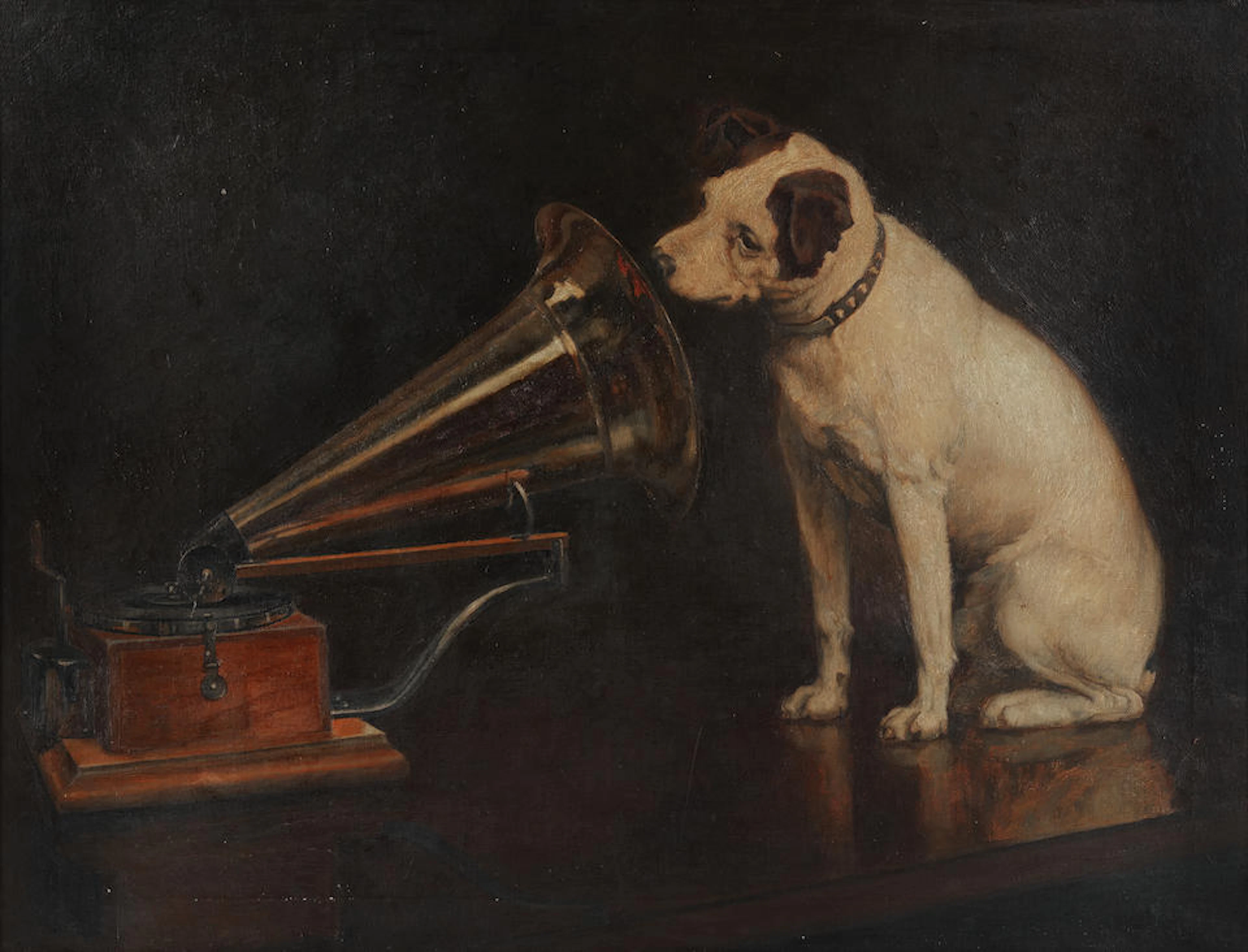 After Francis James Barraud (British, 1856-1924): His Master's Voice, 1920's,