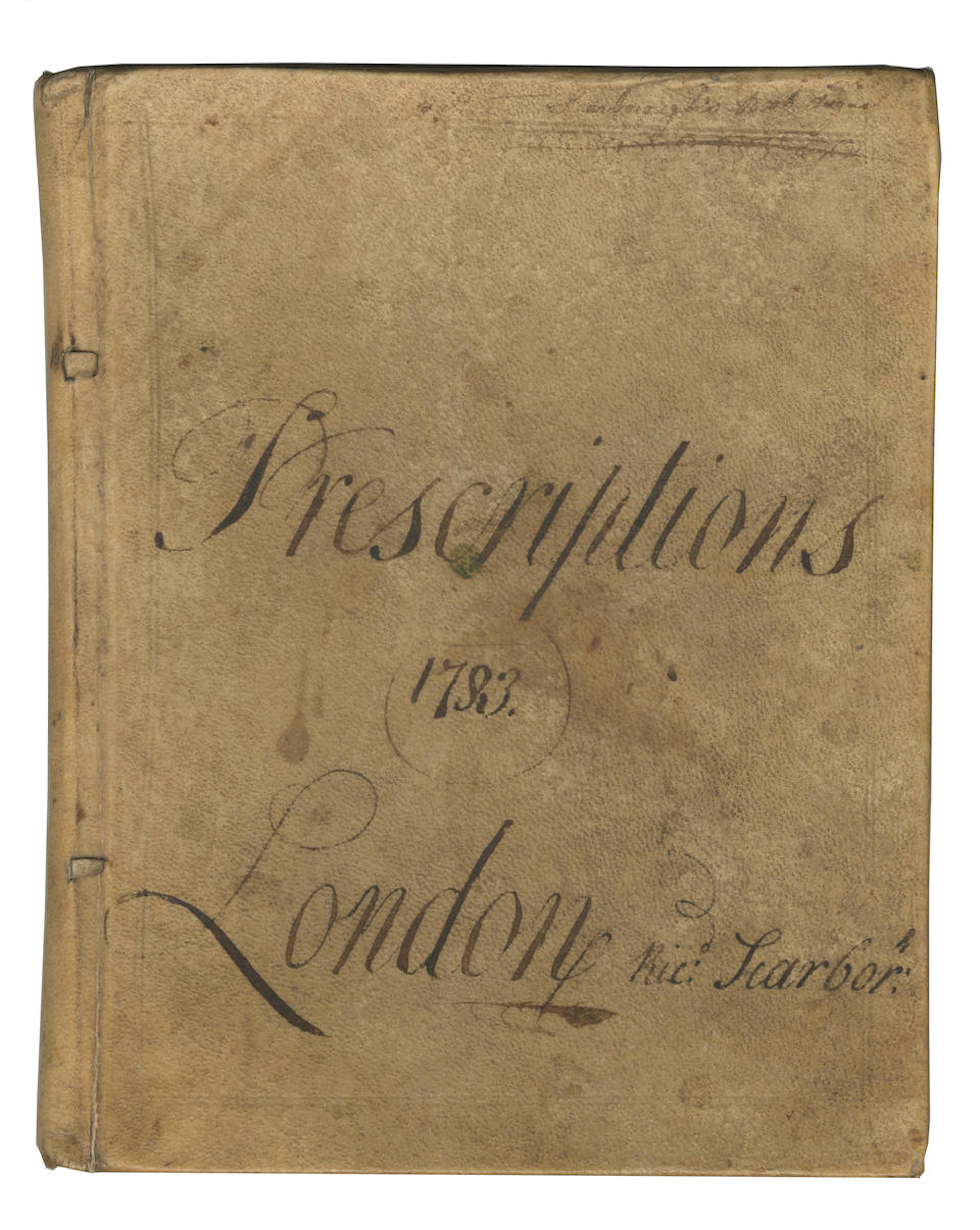 COOKERY Manuscript recipe book of Richard Scarborough