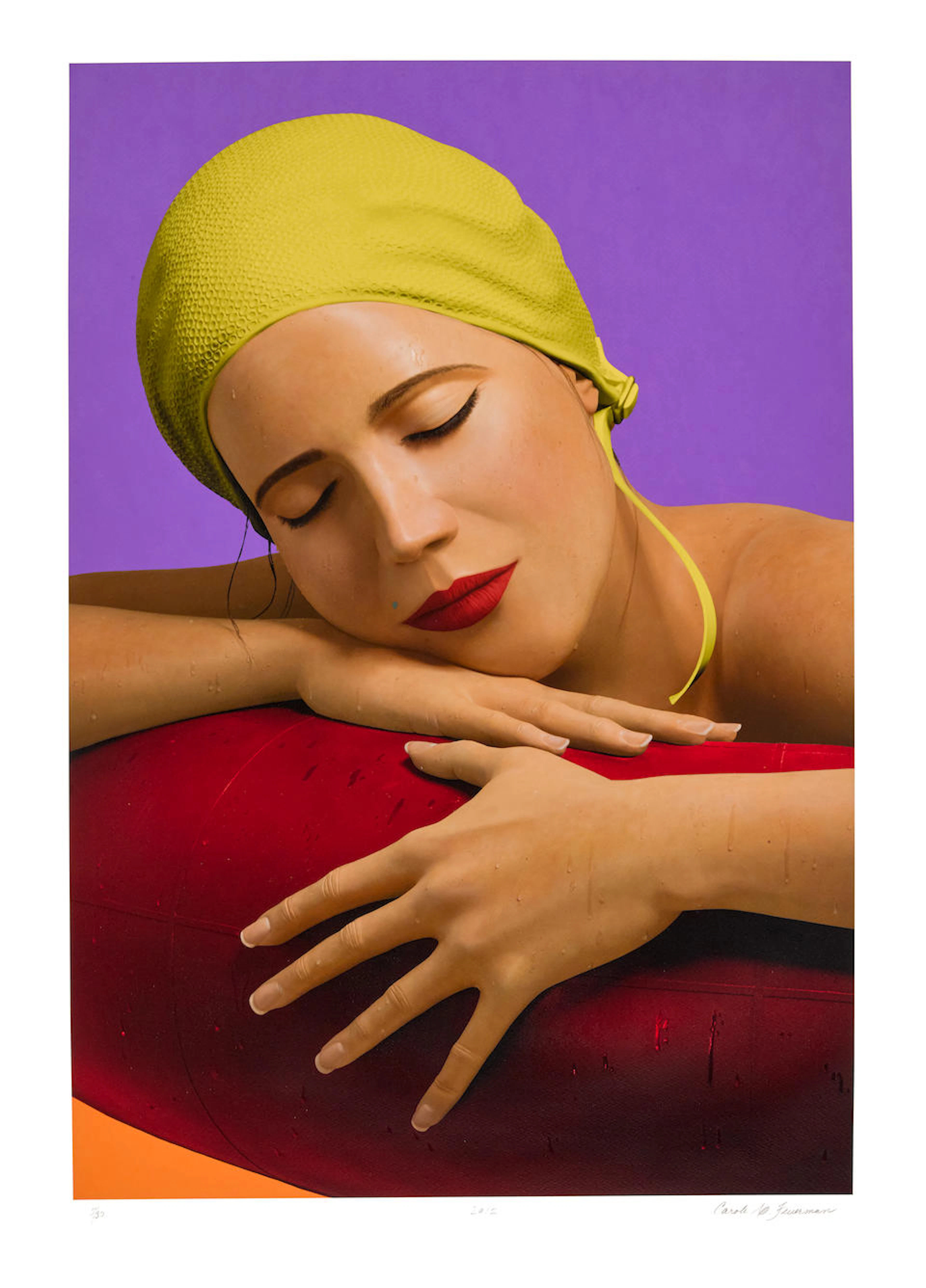 Carole Feuerman (born 1945); Serena with Yellow Cap;