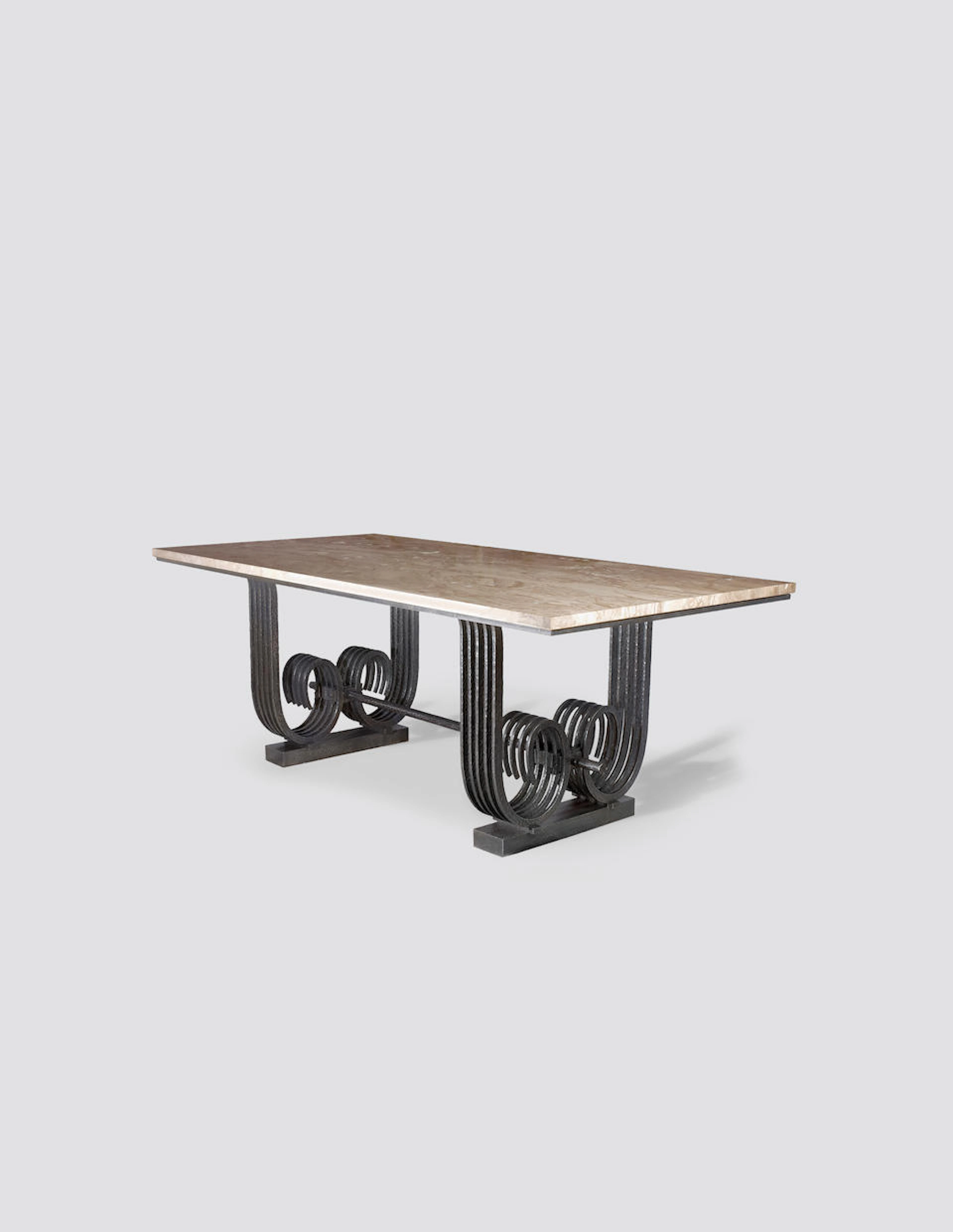 ATTRIBUTED TO RAYMOND SUBES (1891-1970) circa 1935wrought...