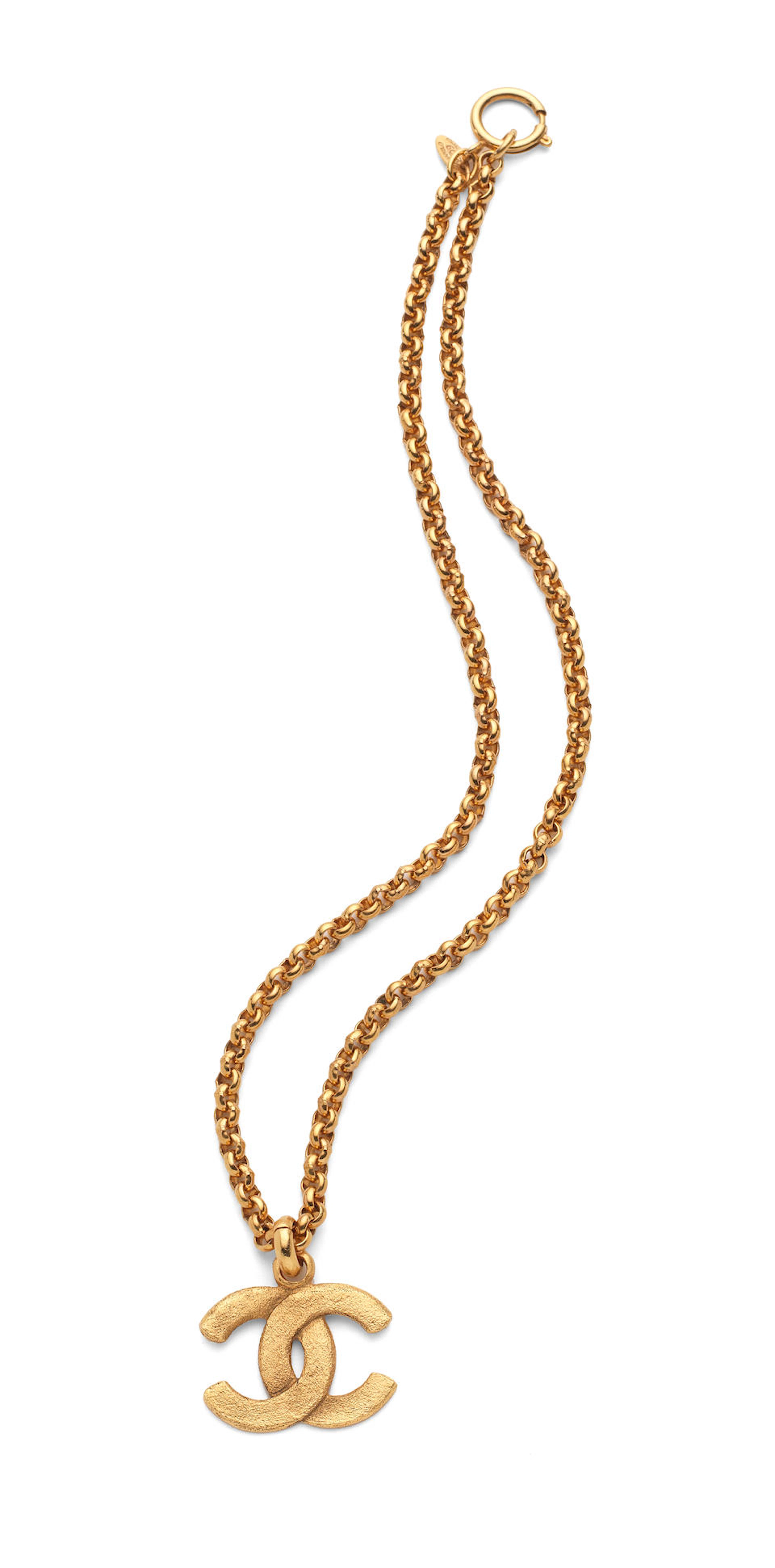 Gilt CC Necklace, Chanel, c. 1992 Collection 29,