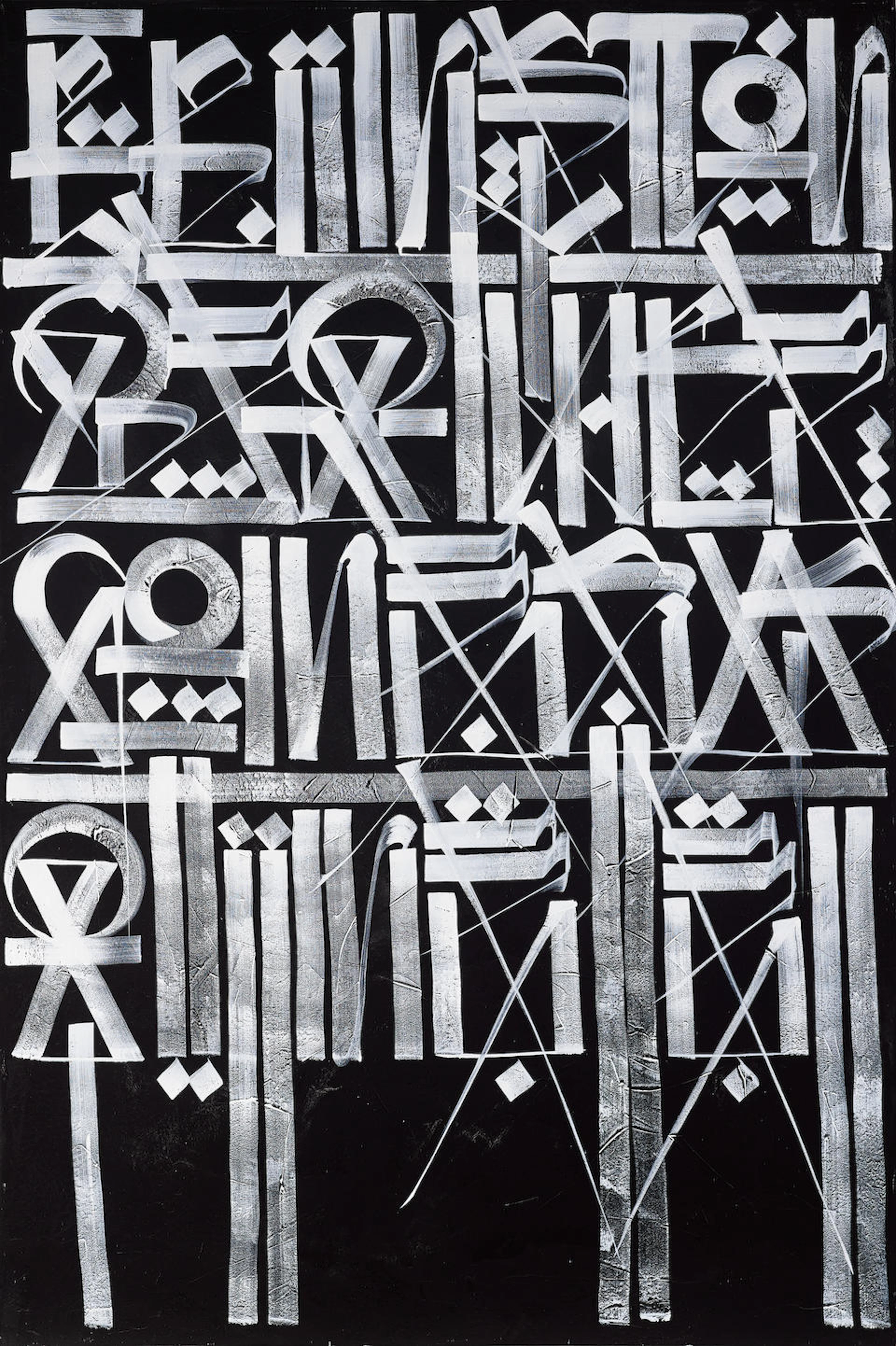 RETNA (born 1979) Untitledcirca 2007acrylic on canvas